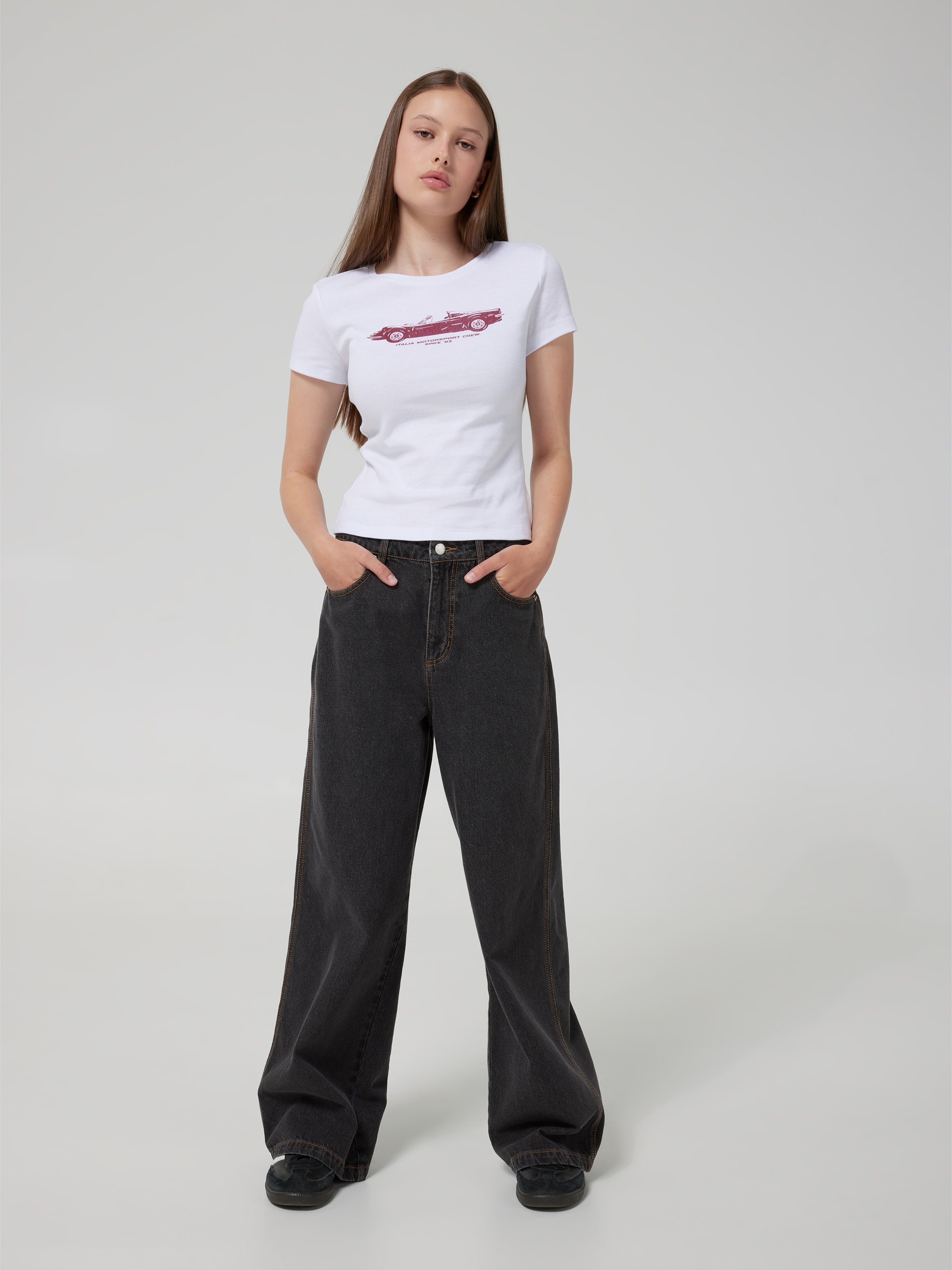 Italia Car Baby Tee