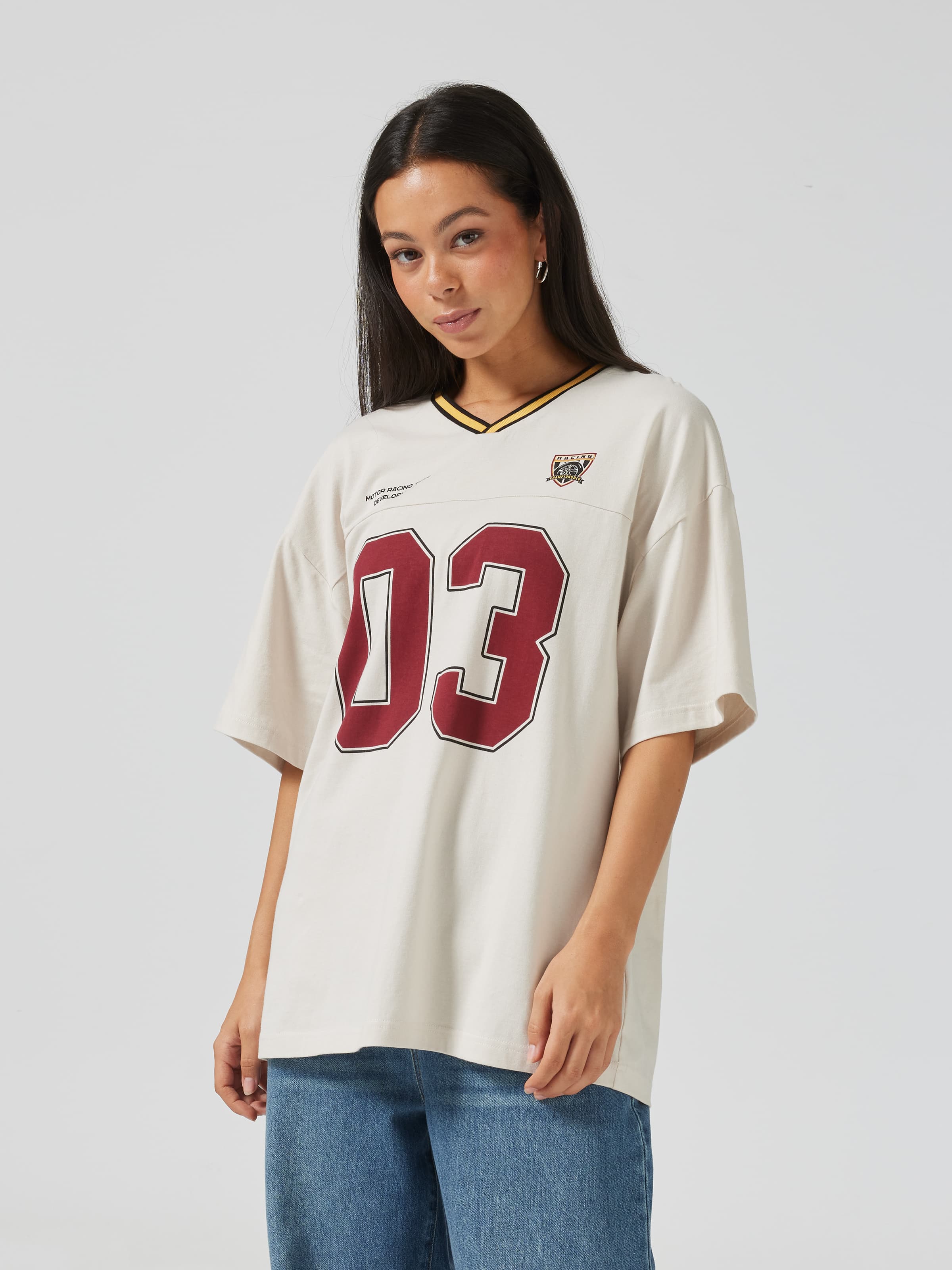 Pit Crew Seam Oversized Tee