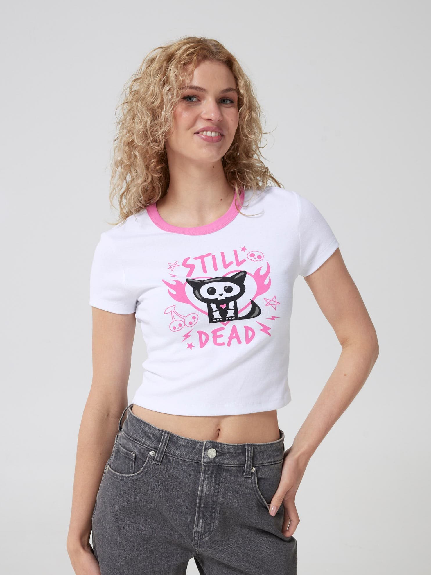Skeleanimals Baby Ringer Tee
