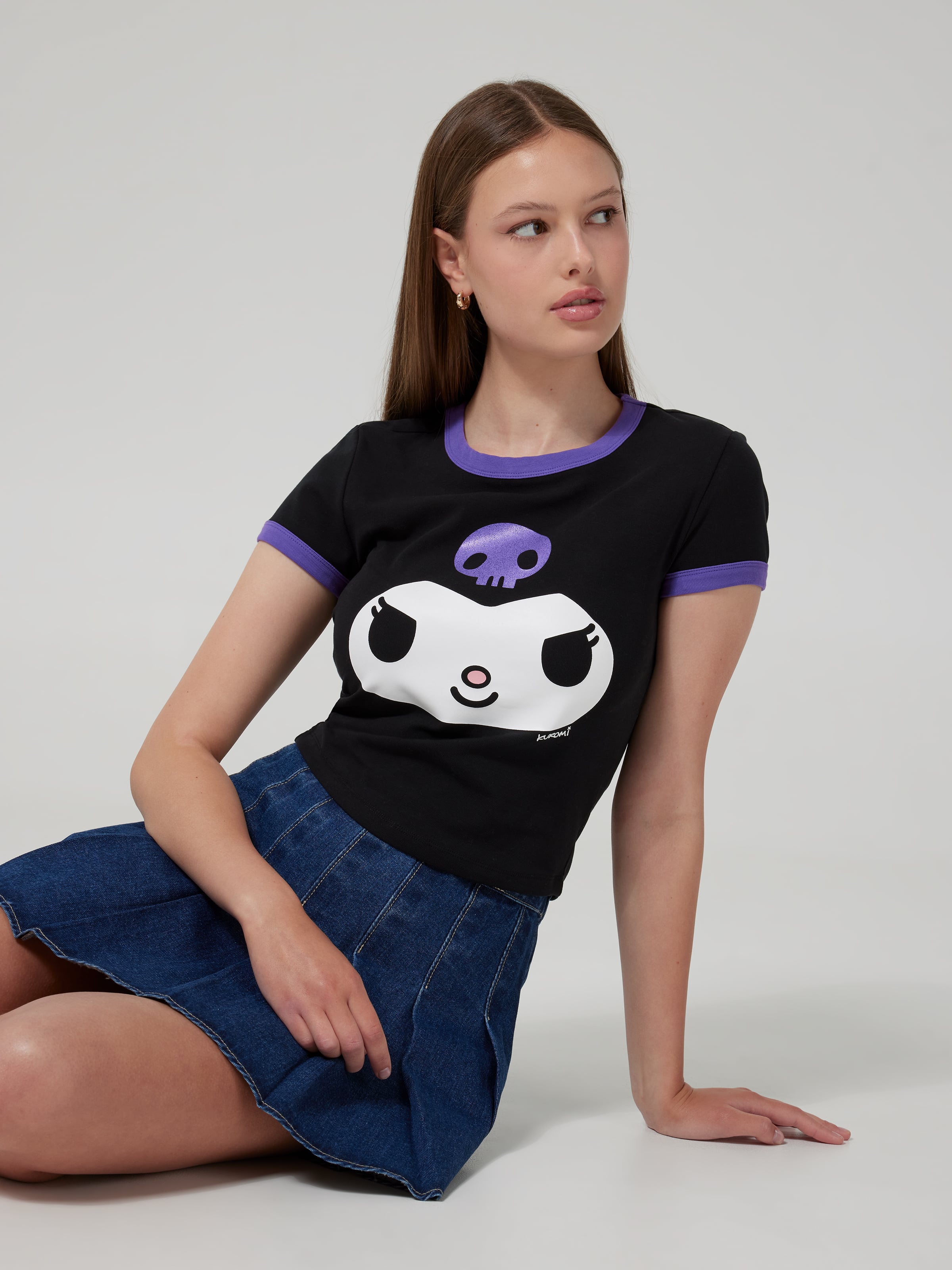 Kuromi Face Baby Ringer