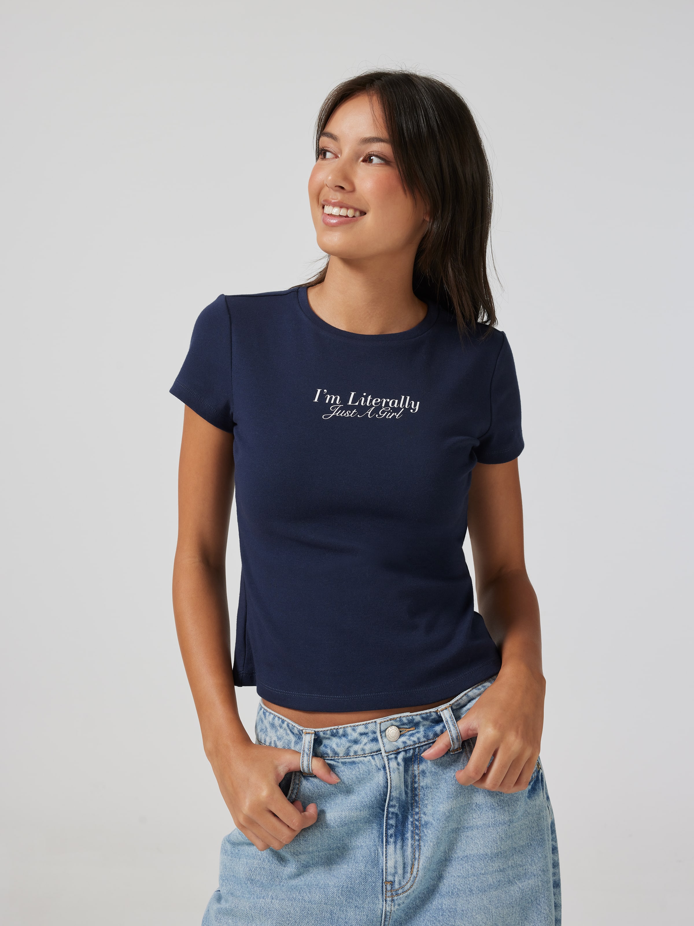Literally A Girl Baby Tee