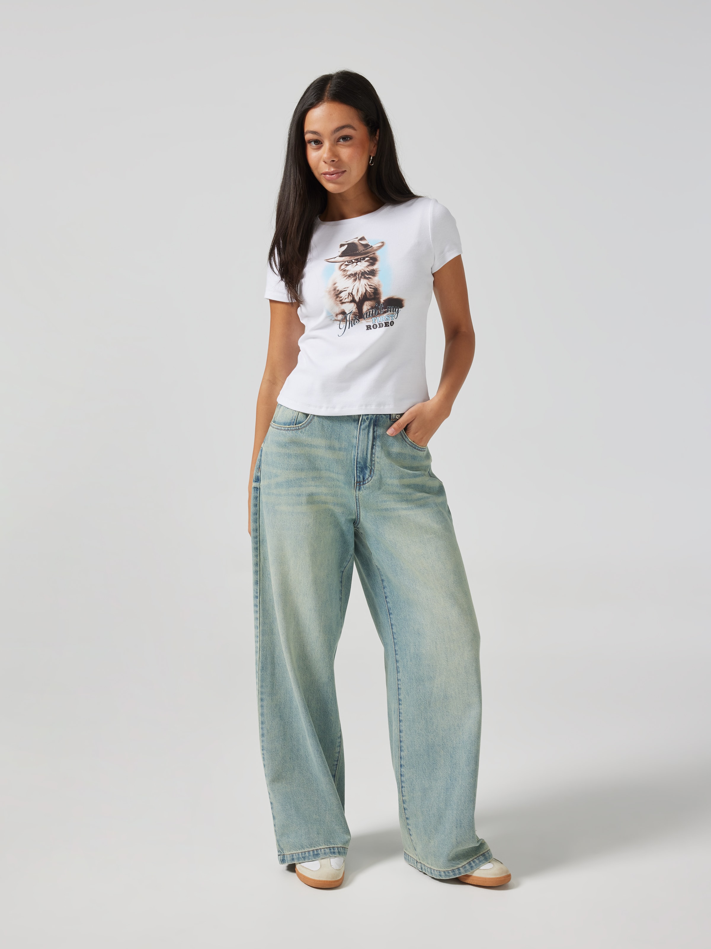 Cowboy Kitten Baby Tee