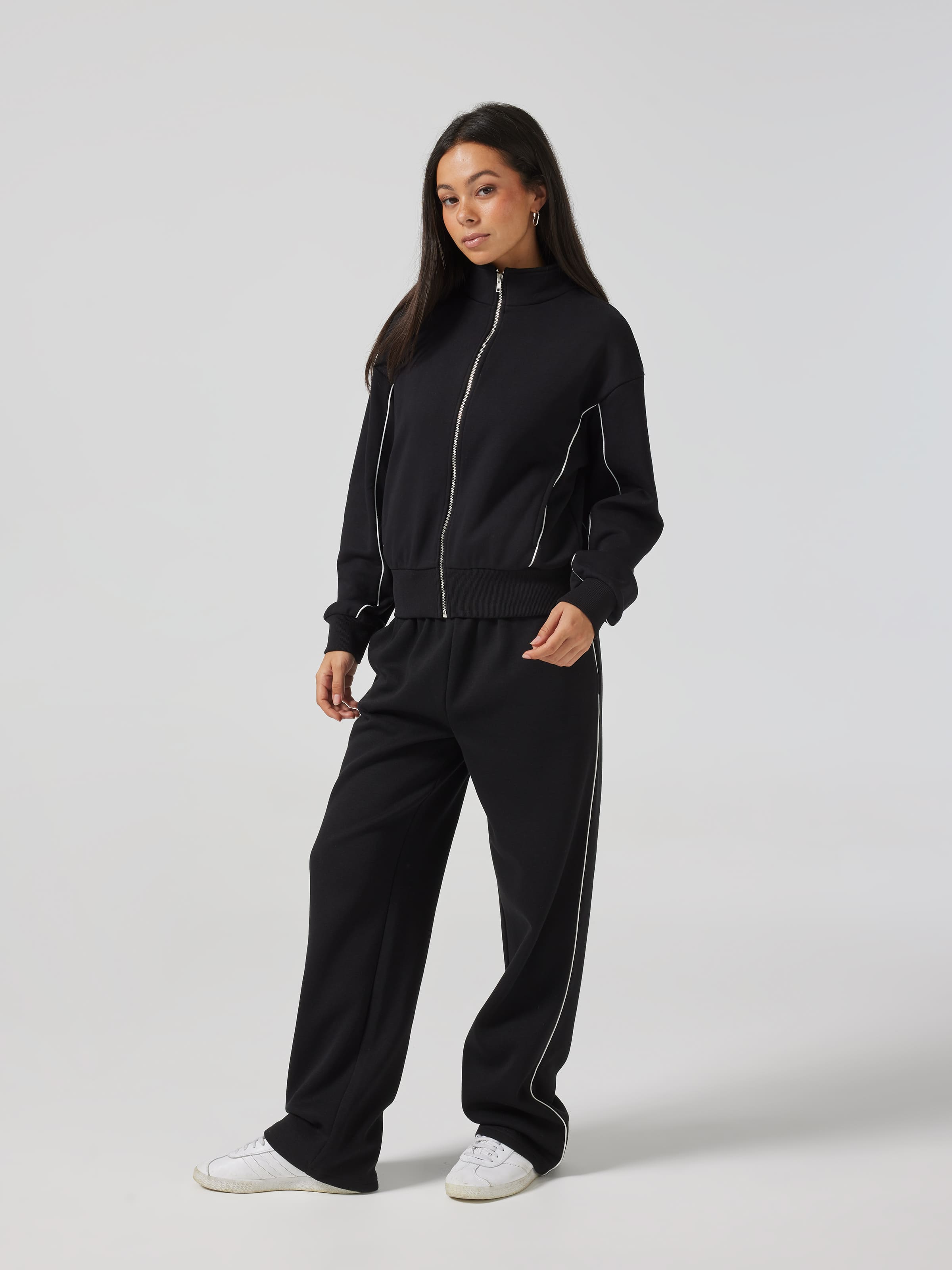 Piped Zip Up
