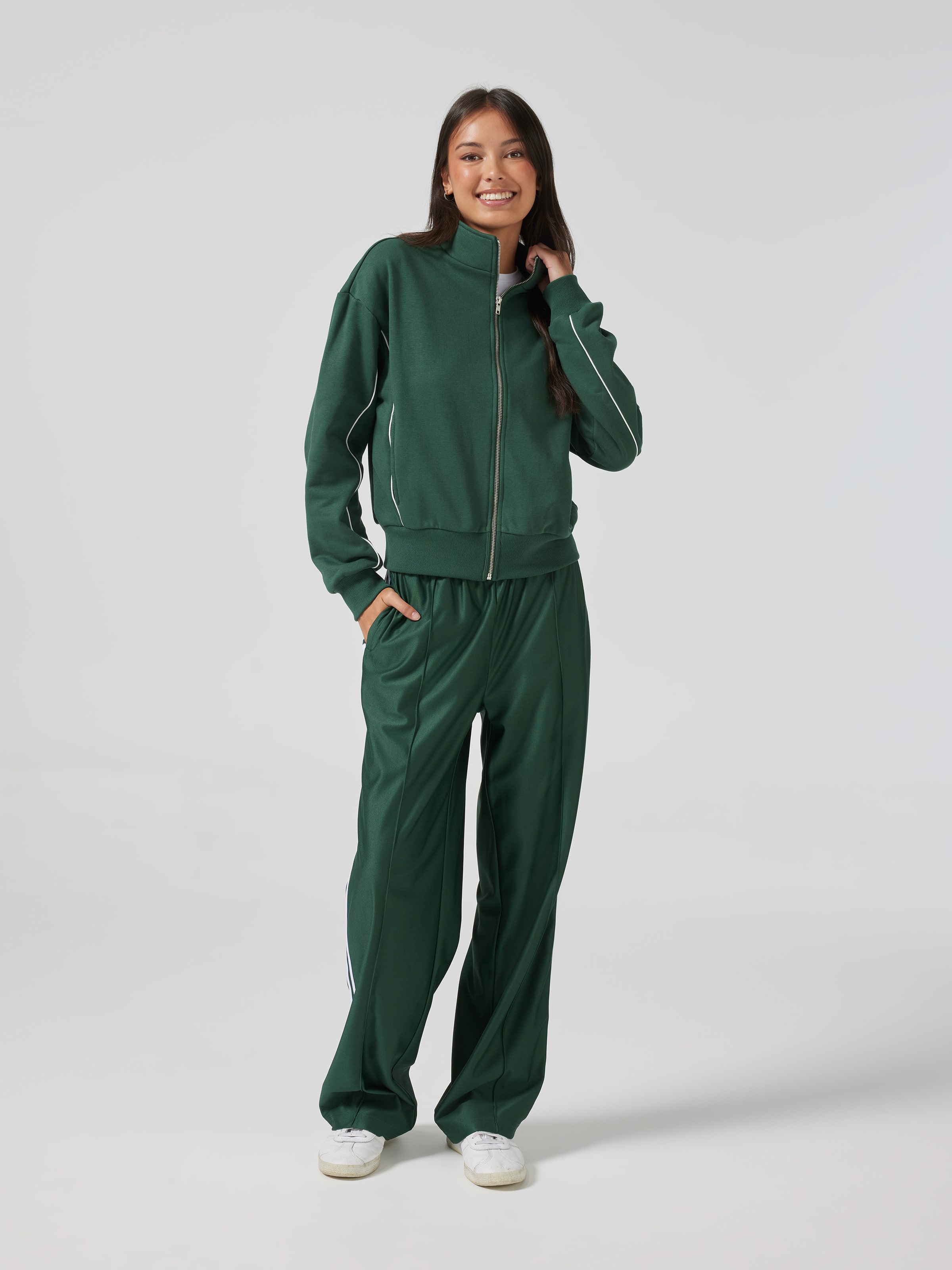 Piped Zip Up