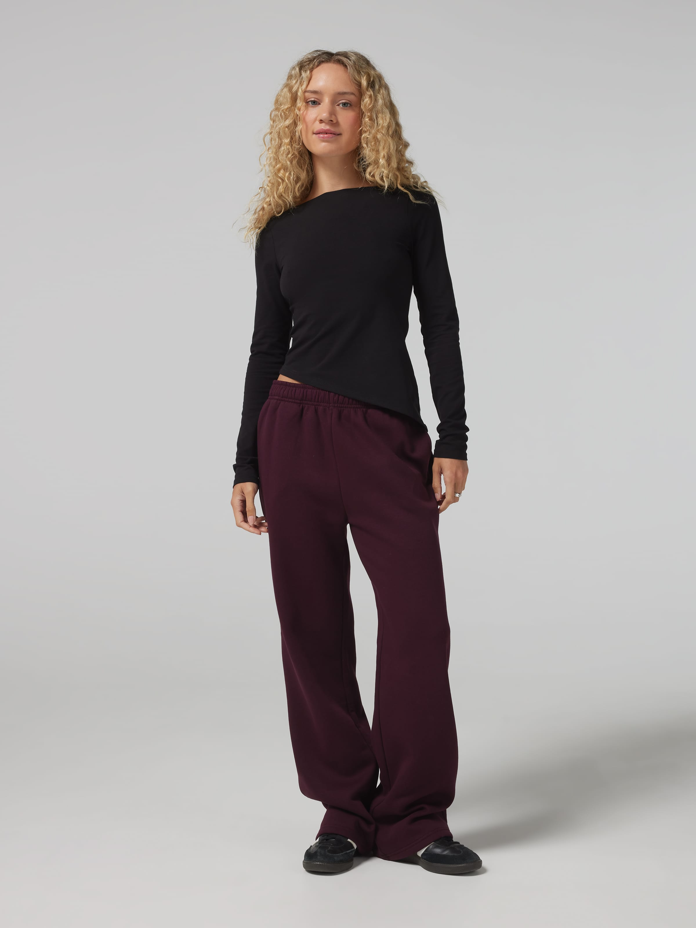 Wide Leg Track Pant