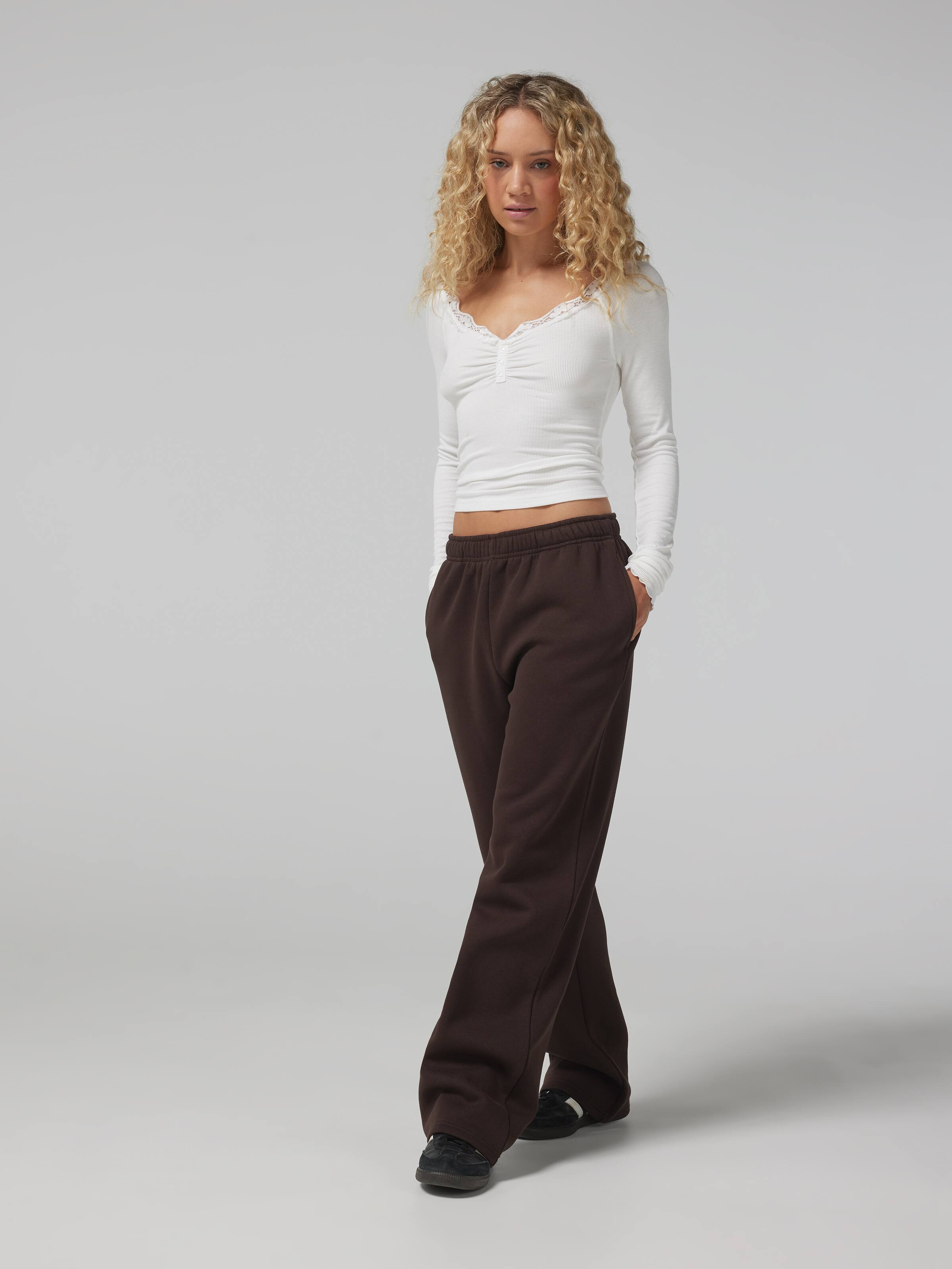 Wide Leg Track Pant