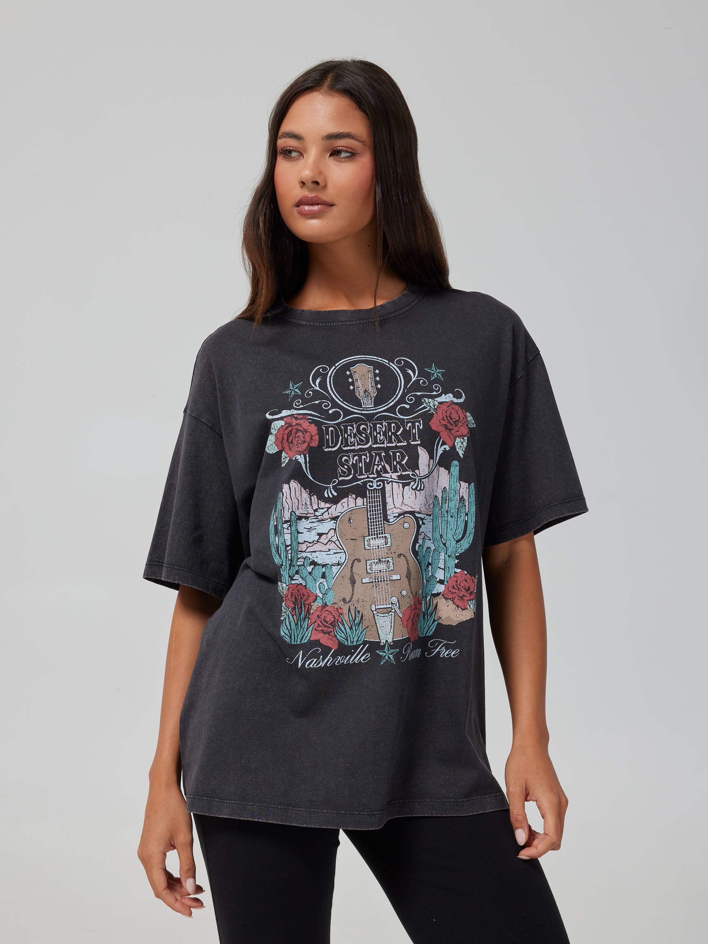 Desert Star Nashville Oversized Tee