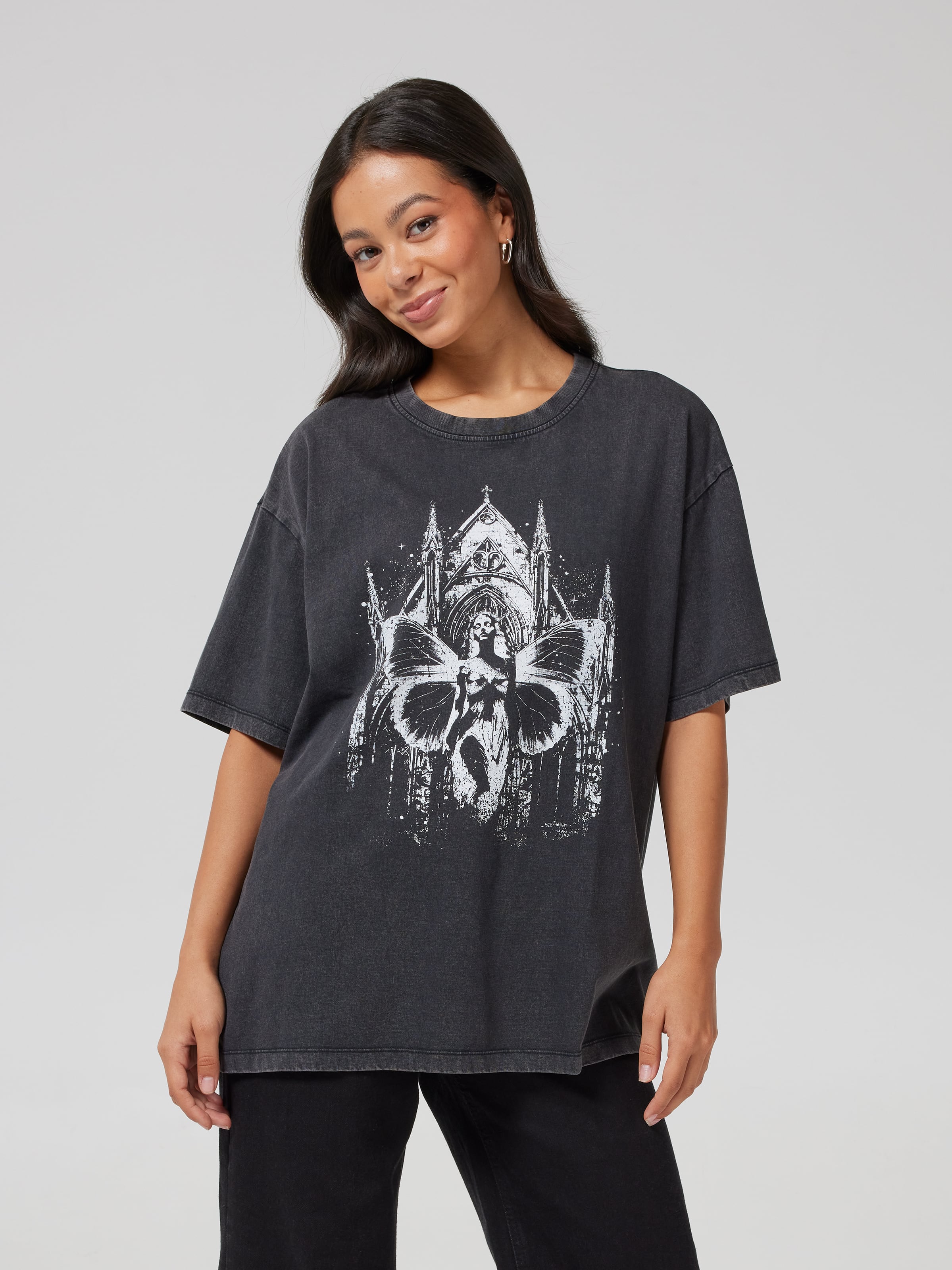 Fairy Gothic Oversized Tee
