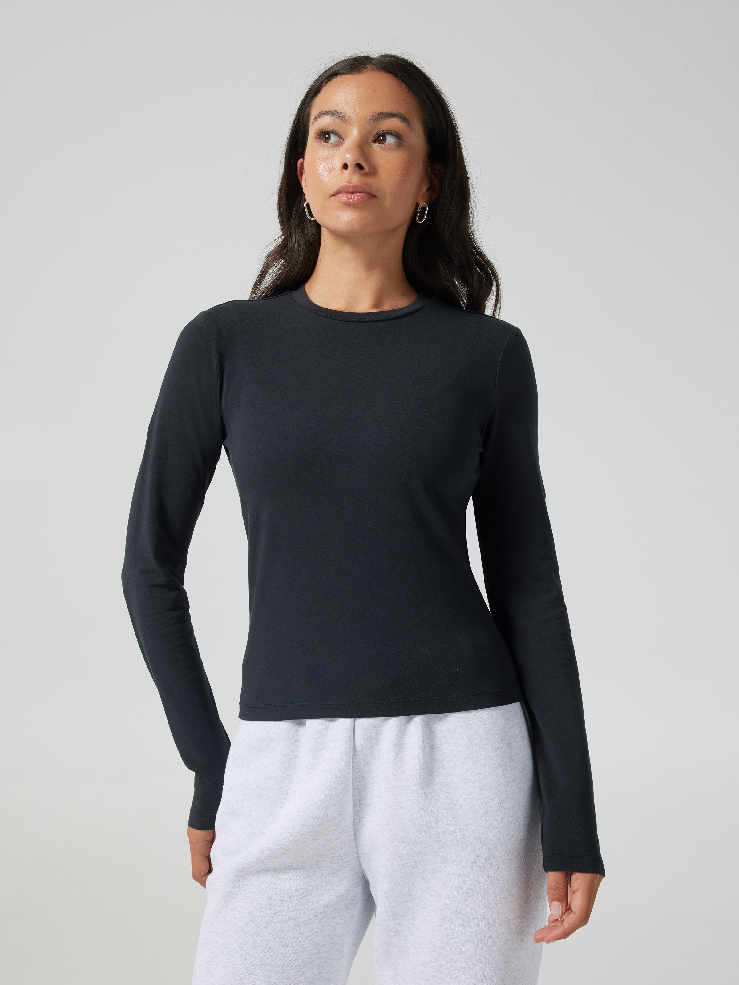 Long Sleeve Fitted Tee