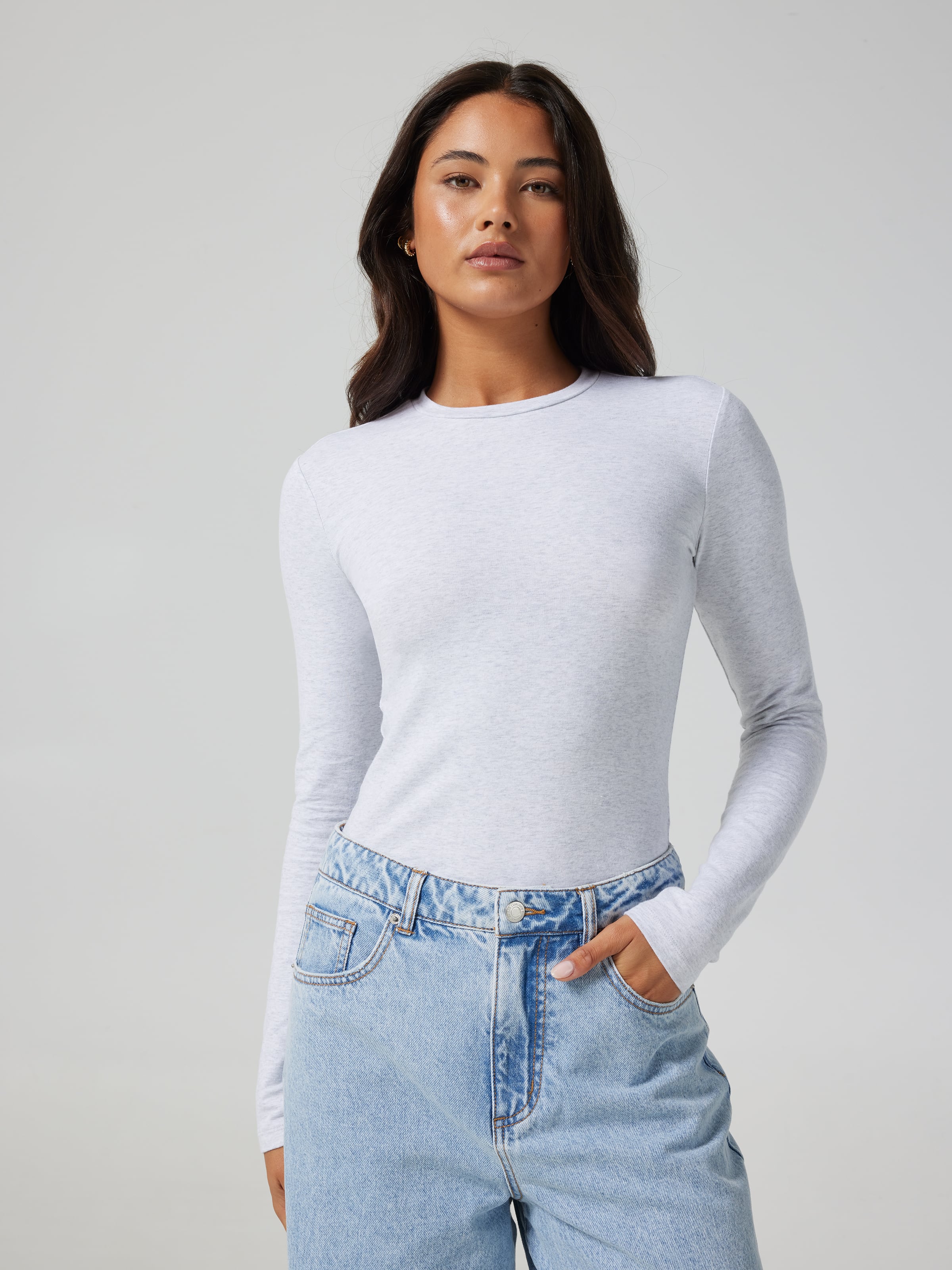 Long Sleeve Fitted Tee
