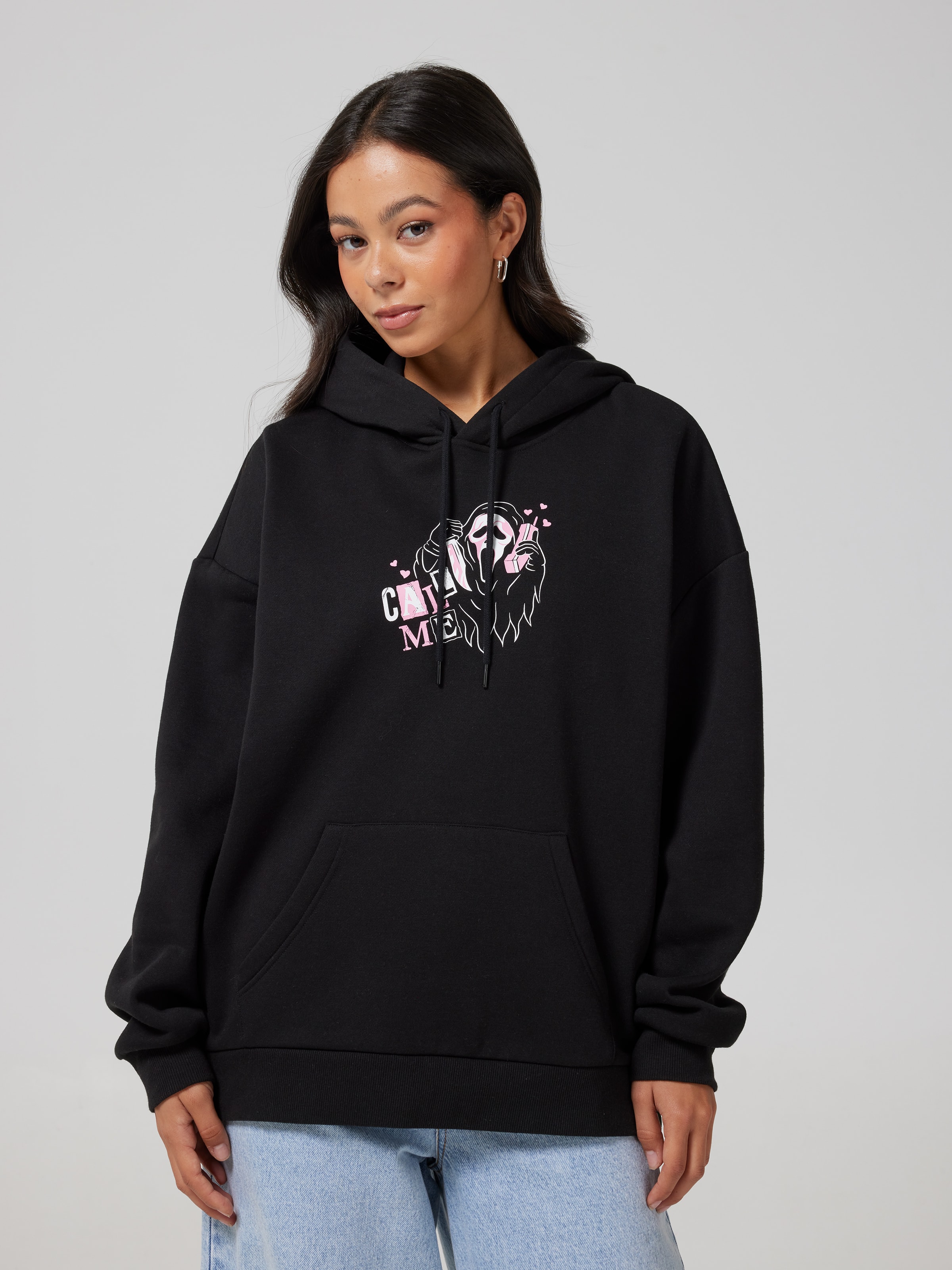 Ghost Face Oversized Hoodie