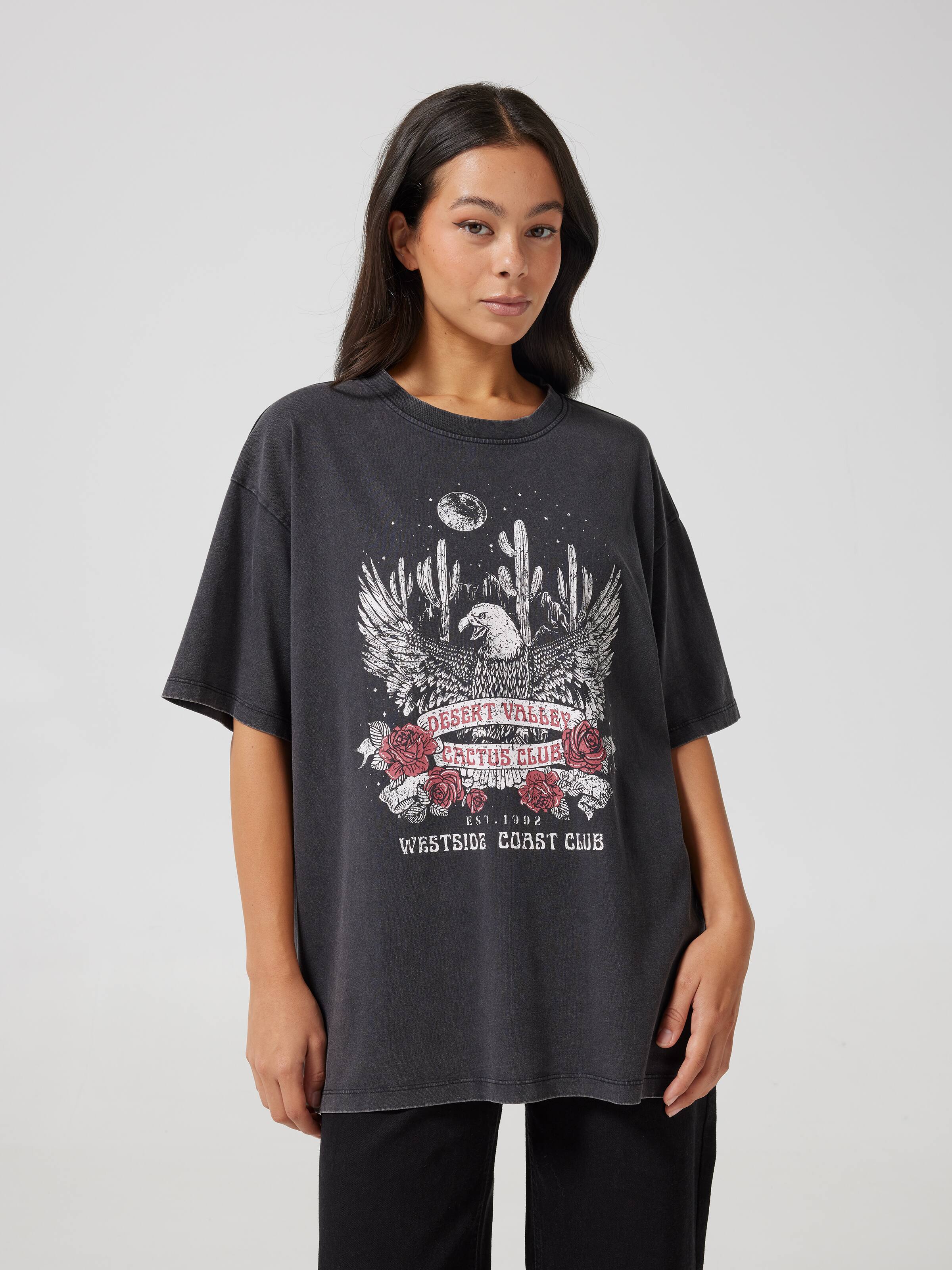 Desert Valley Eagle Oversized Tee