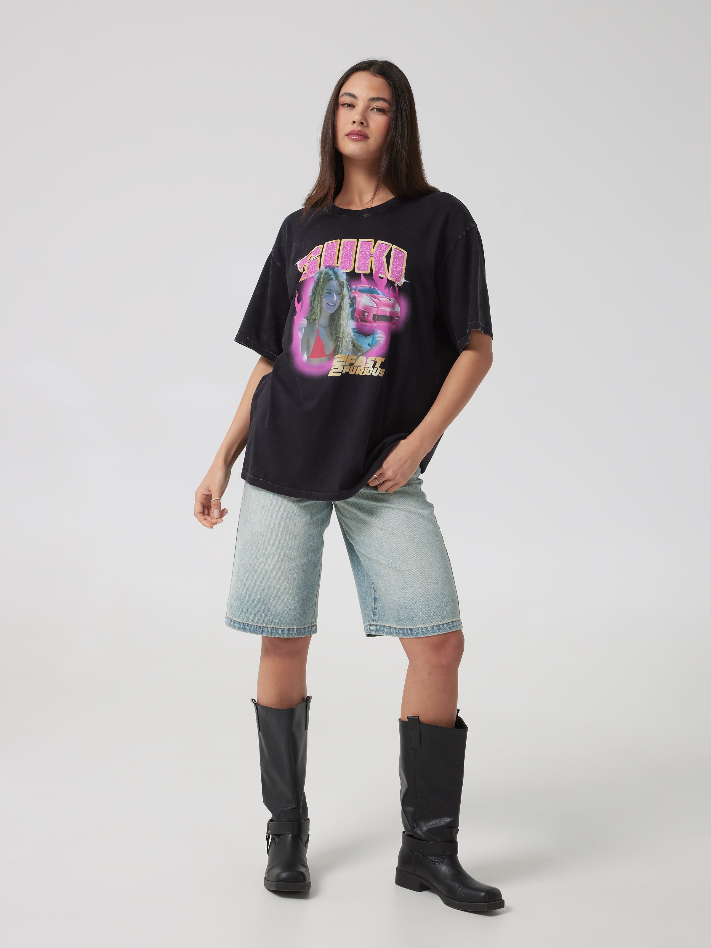 Fast & Furious Suki Oversized Tee