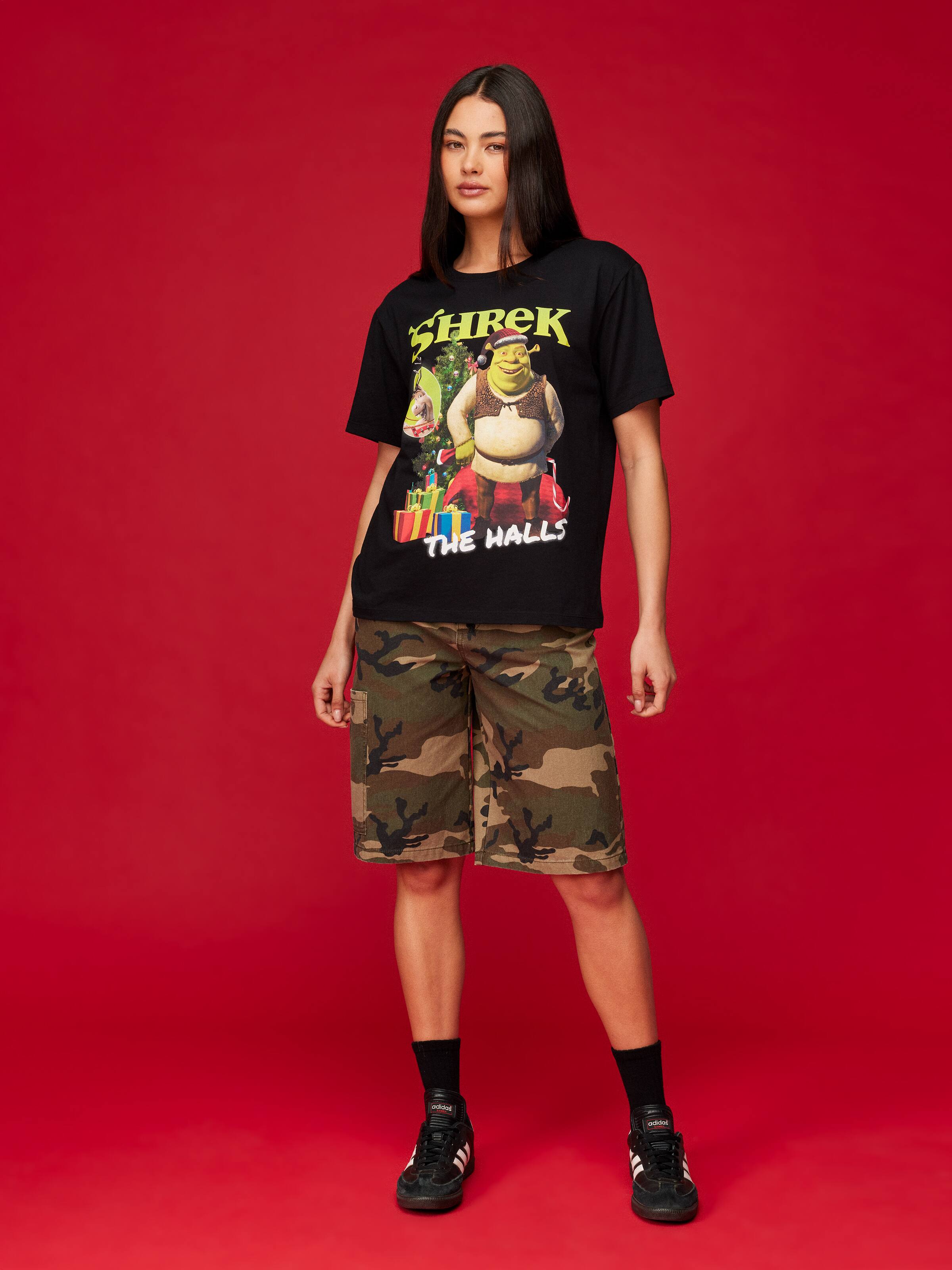 Xmas Shrek The Halls Classic Tee