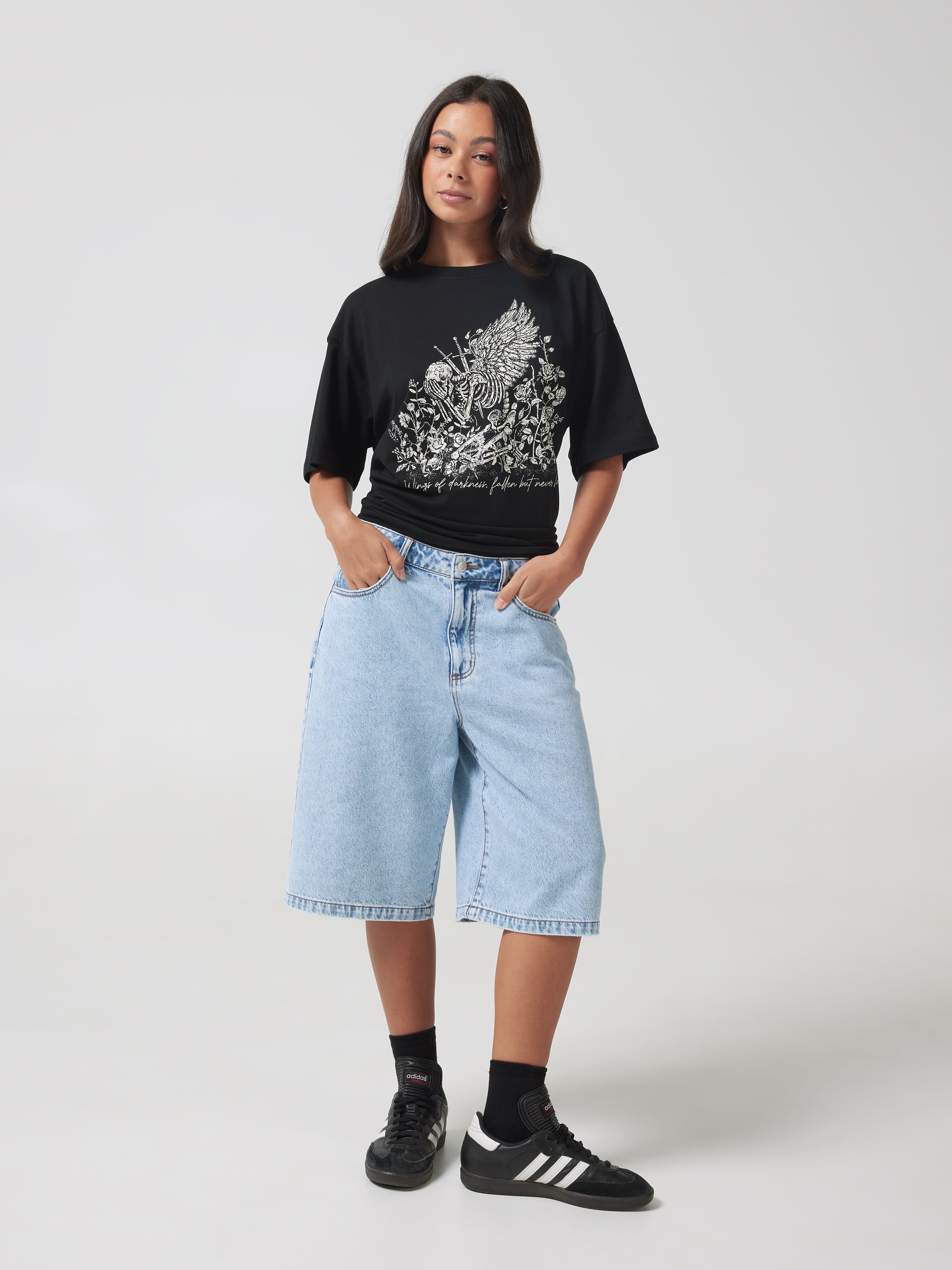 Sword Skeleton Oversized Tee
