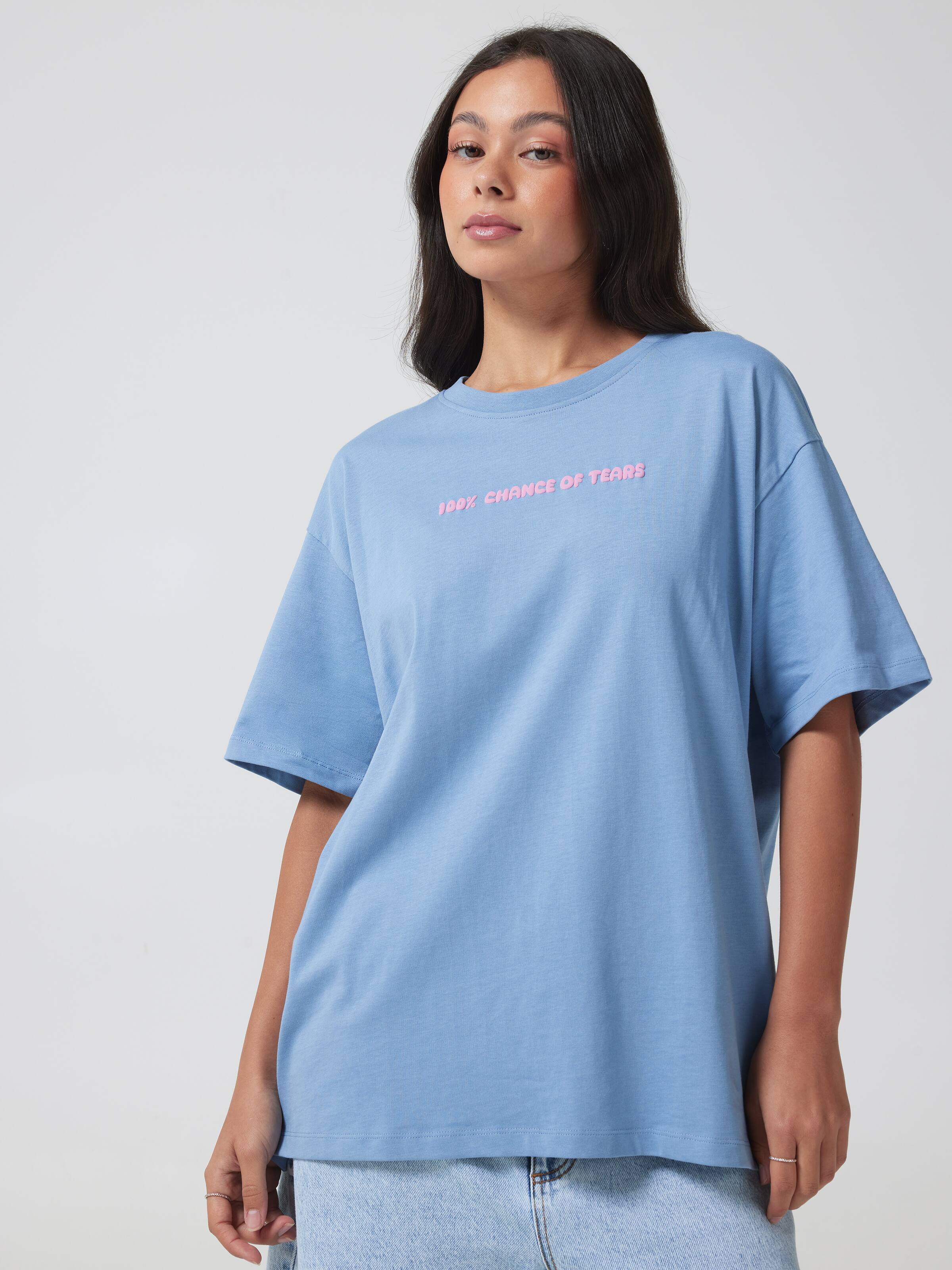 Cute But Cries Oversized Tee