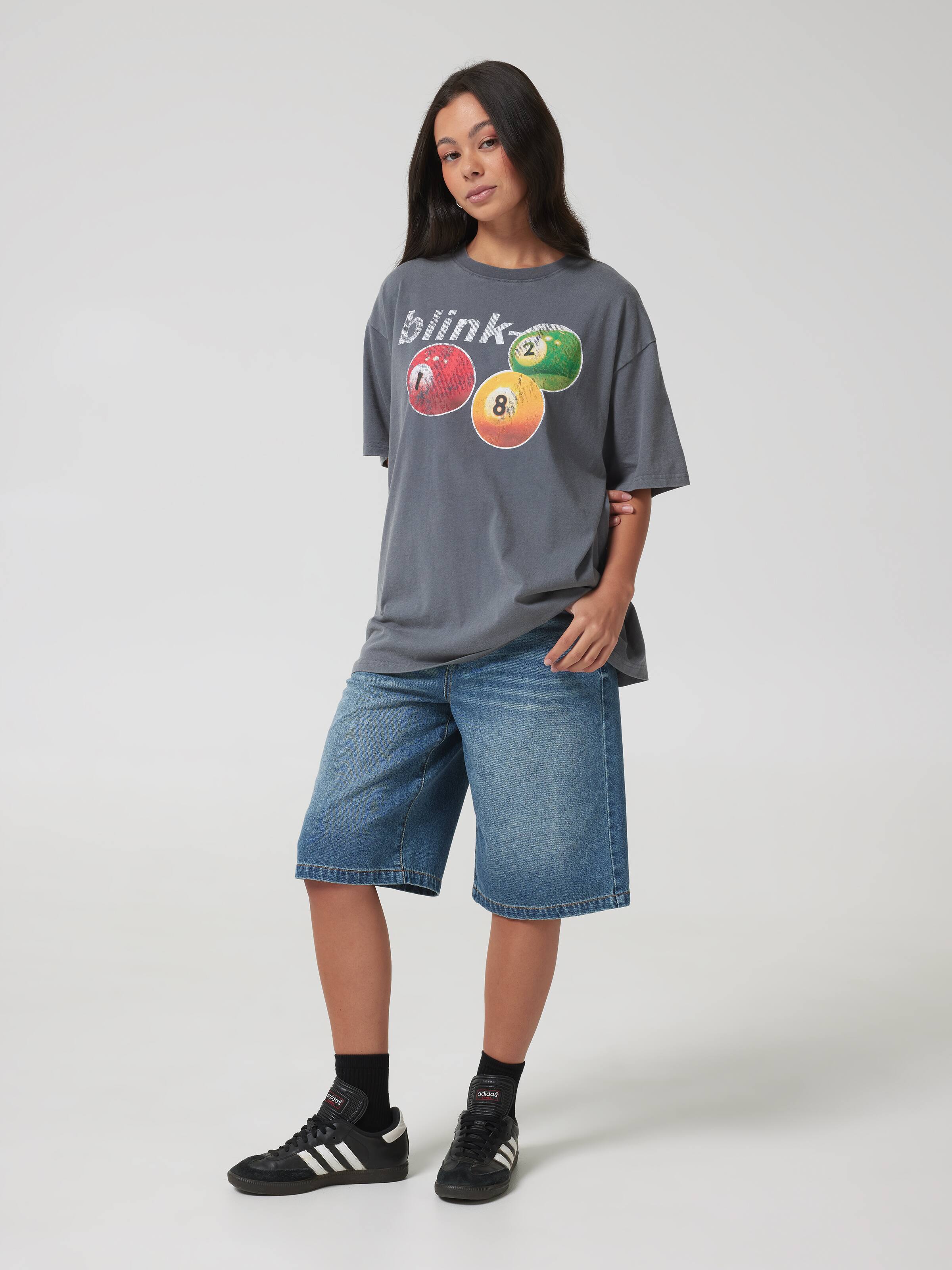 Music Blink 182 Billiard Oversized Tee