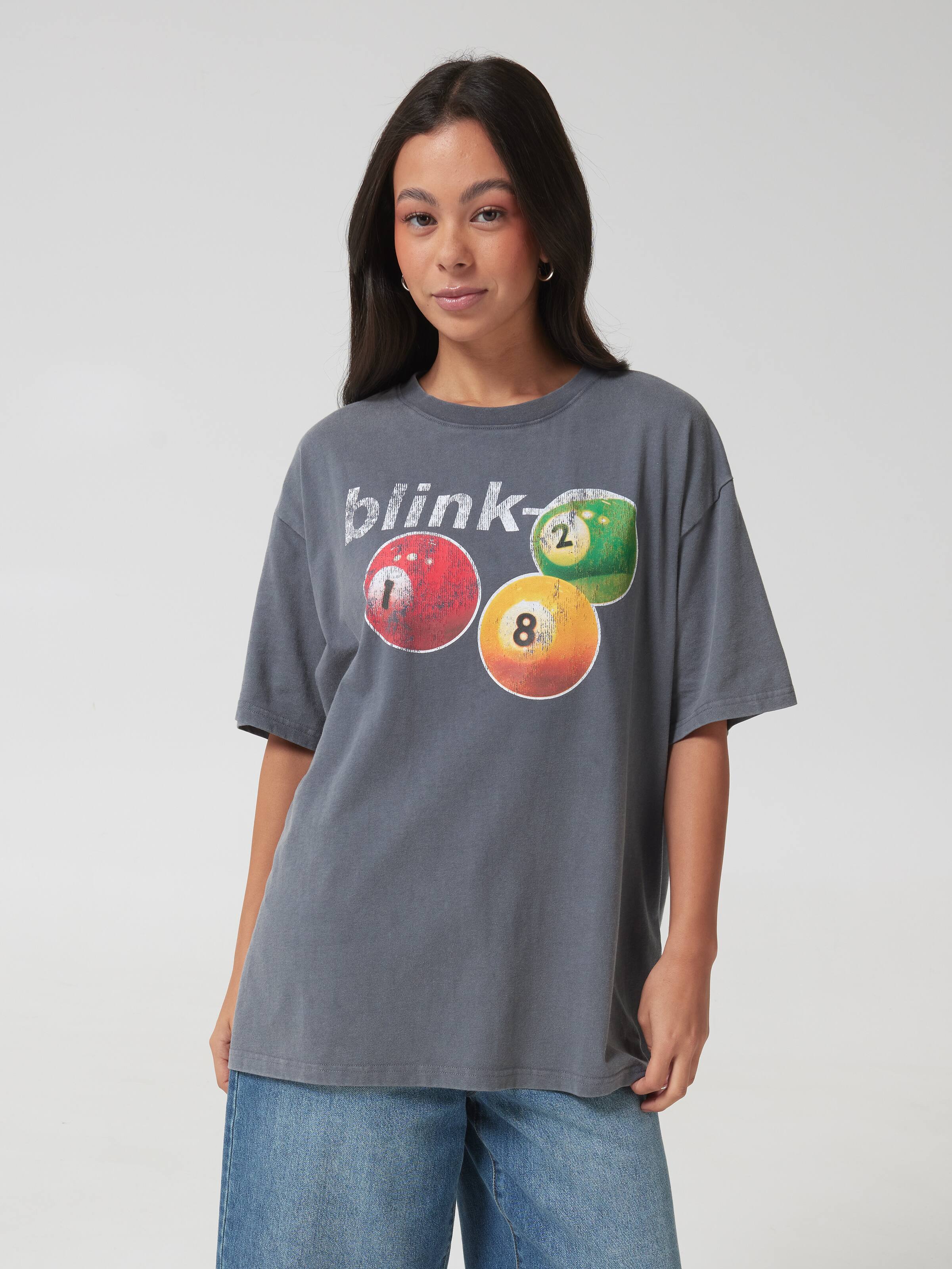 Music Blink 182 Billiard Oversized Tee
