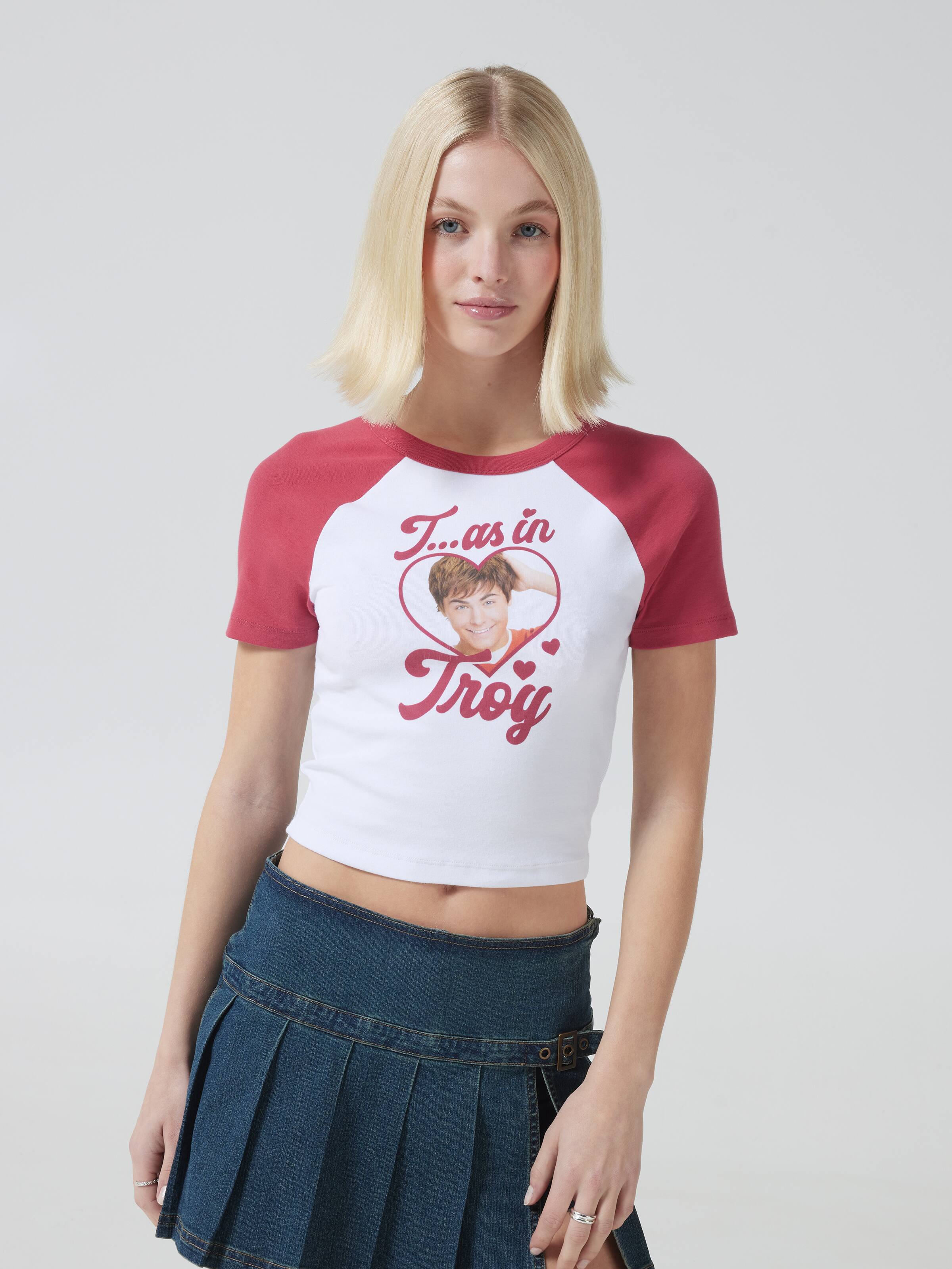 High School Musical T As In Troy Baby Raglan Tee
