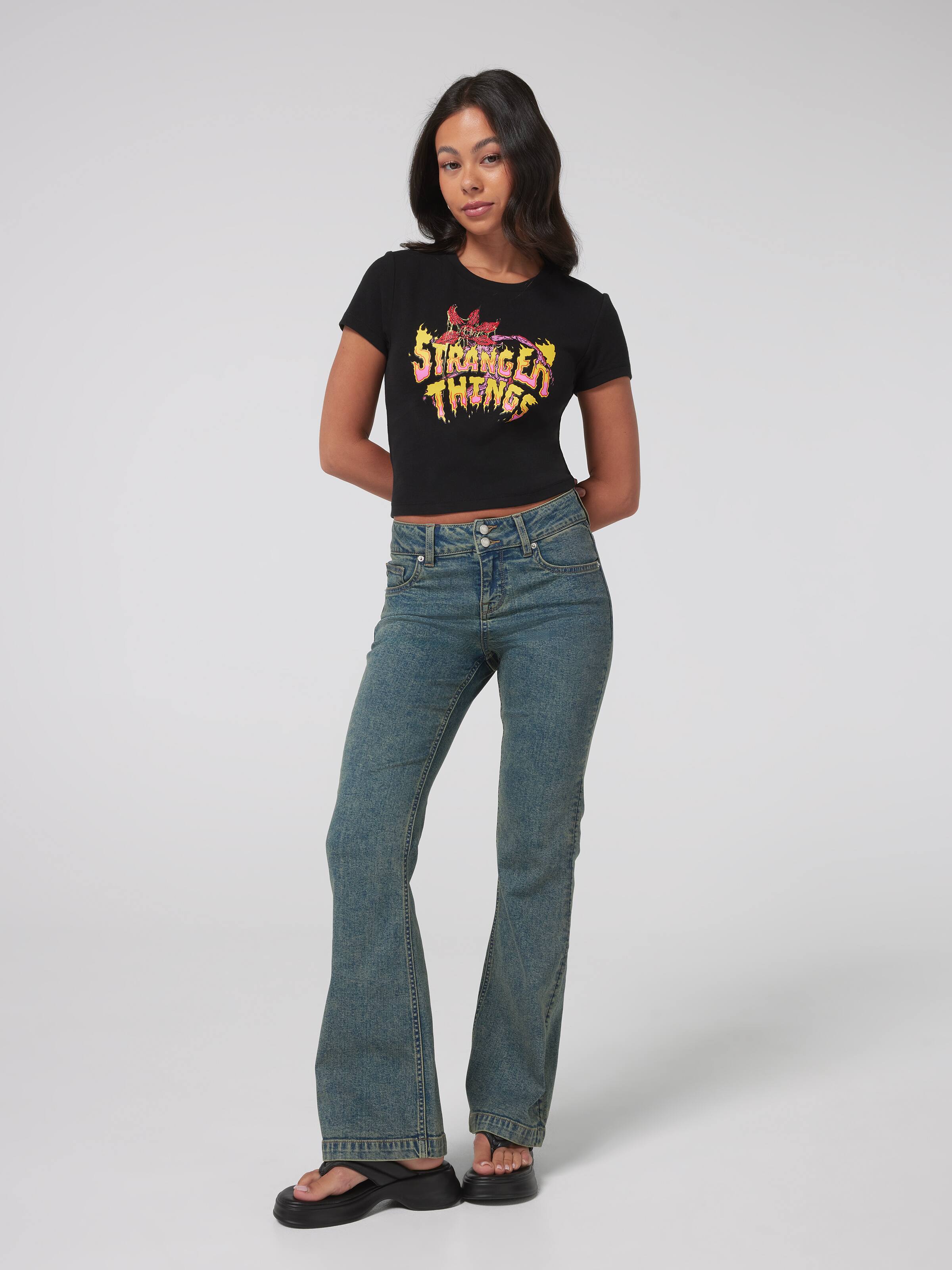 Stranger Things Logo Baby Tee