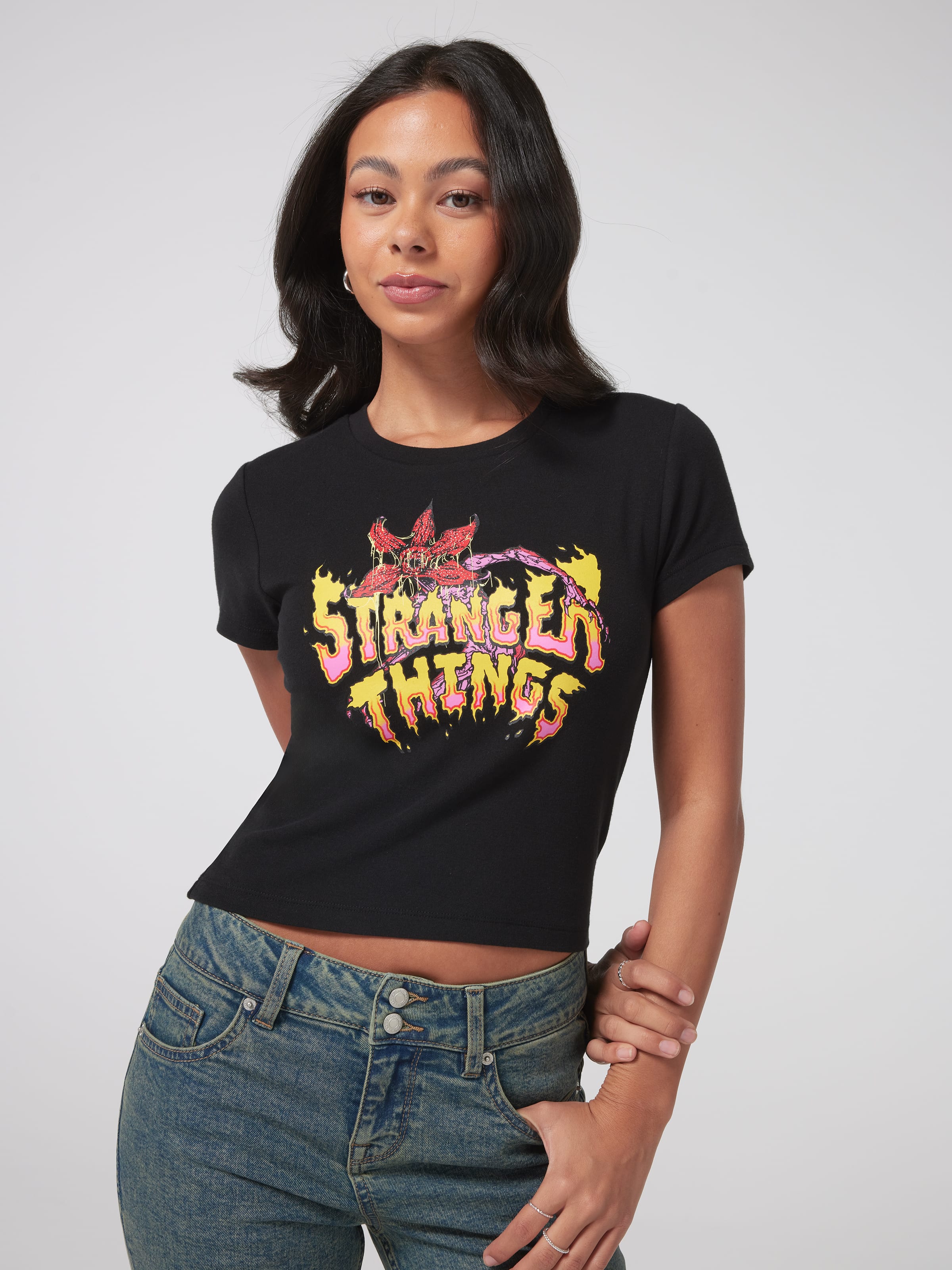 Stranger Things Logo Baby Tee