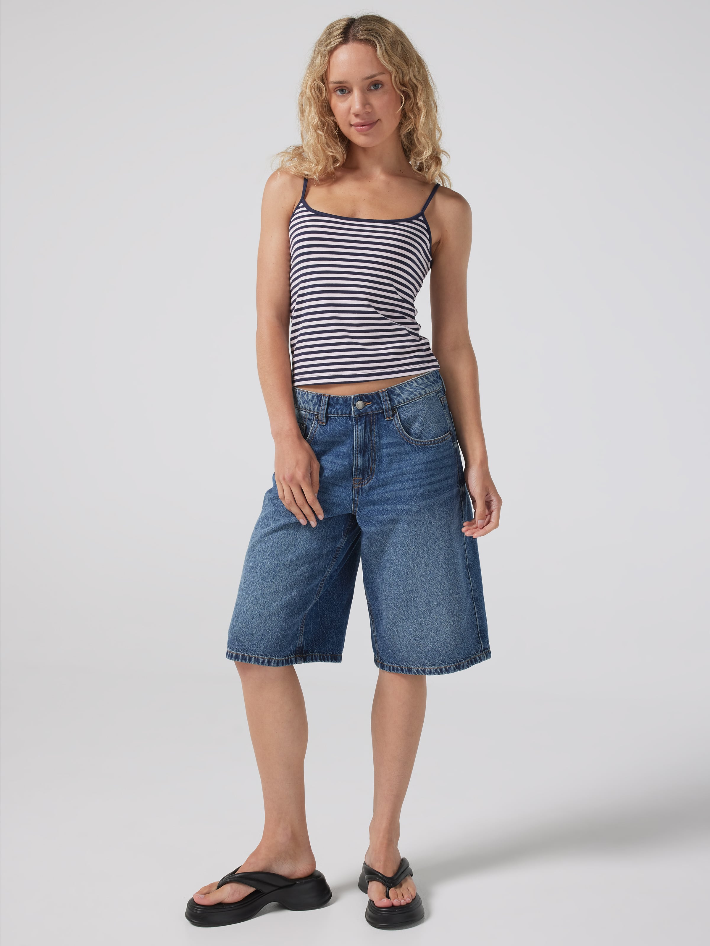 Striped Strappy Cami