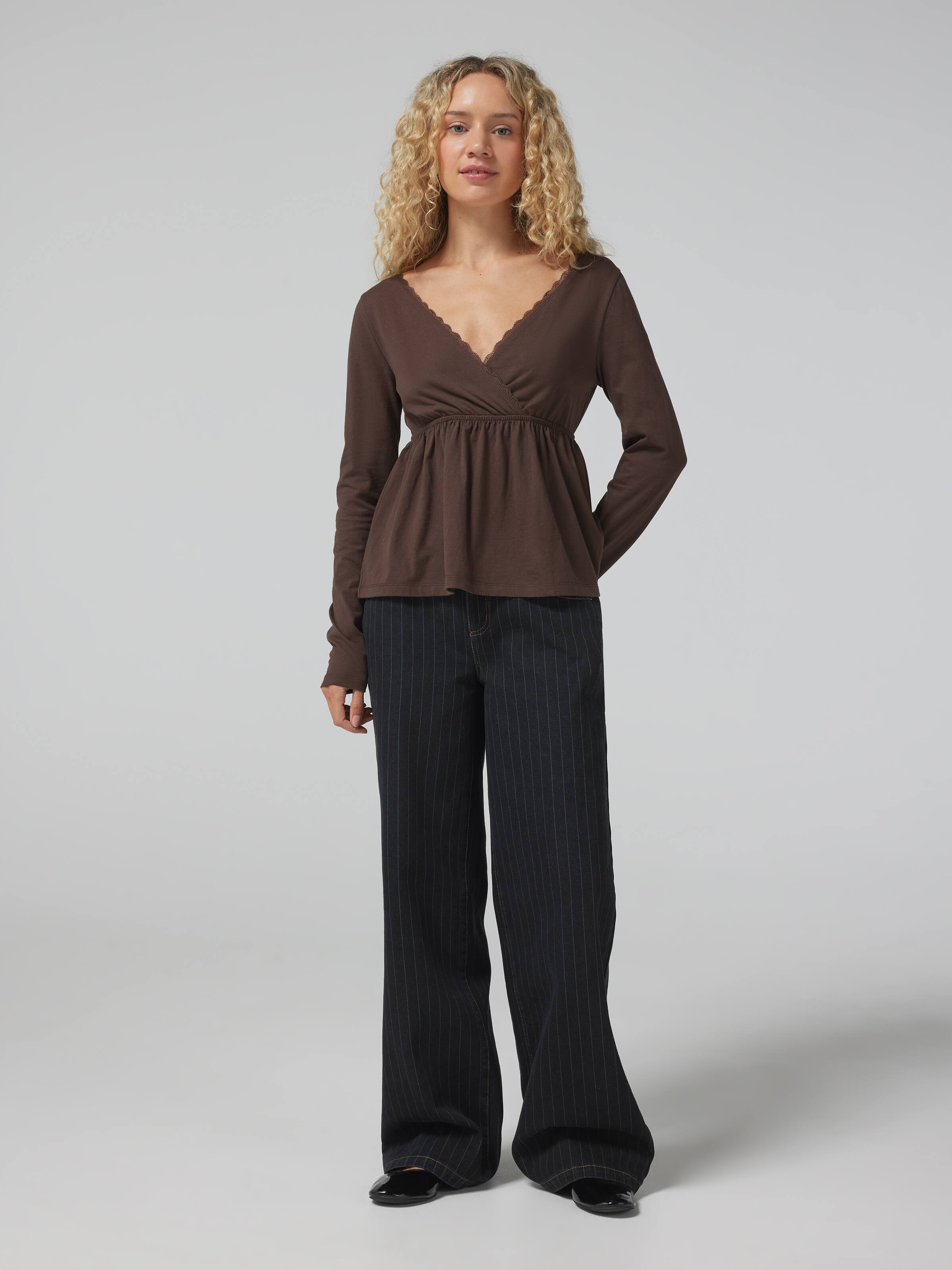 Long Sleeve Babydoll Top