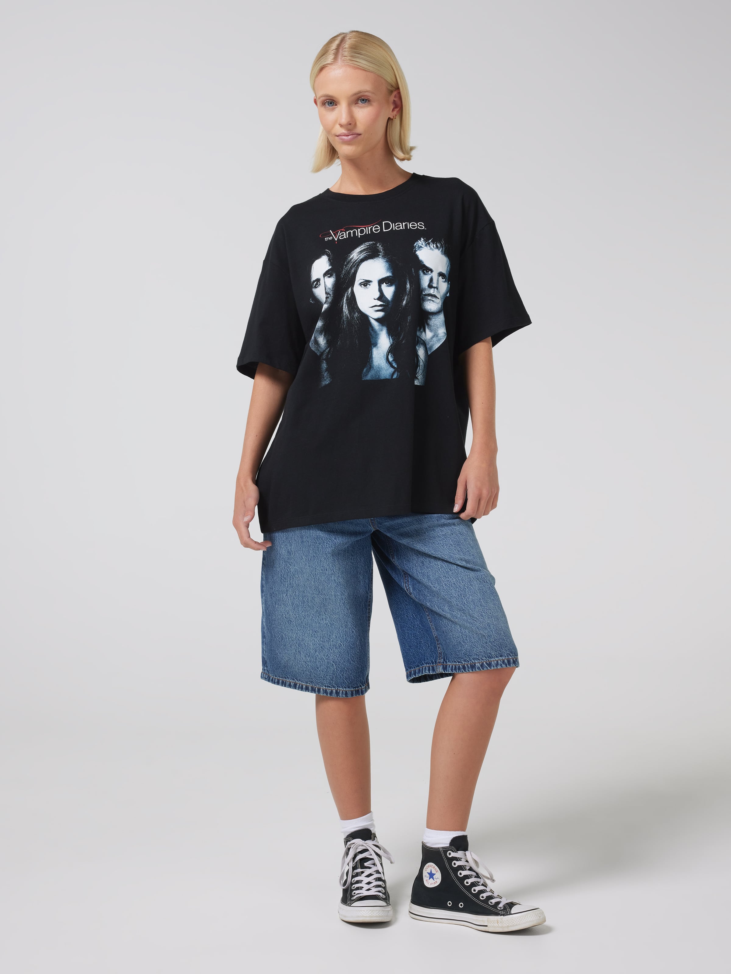 Vampire Diaries Trio Oversized Tee