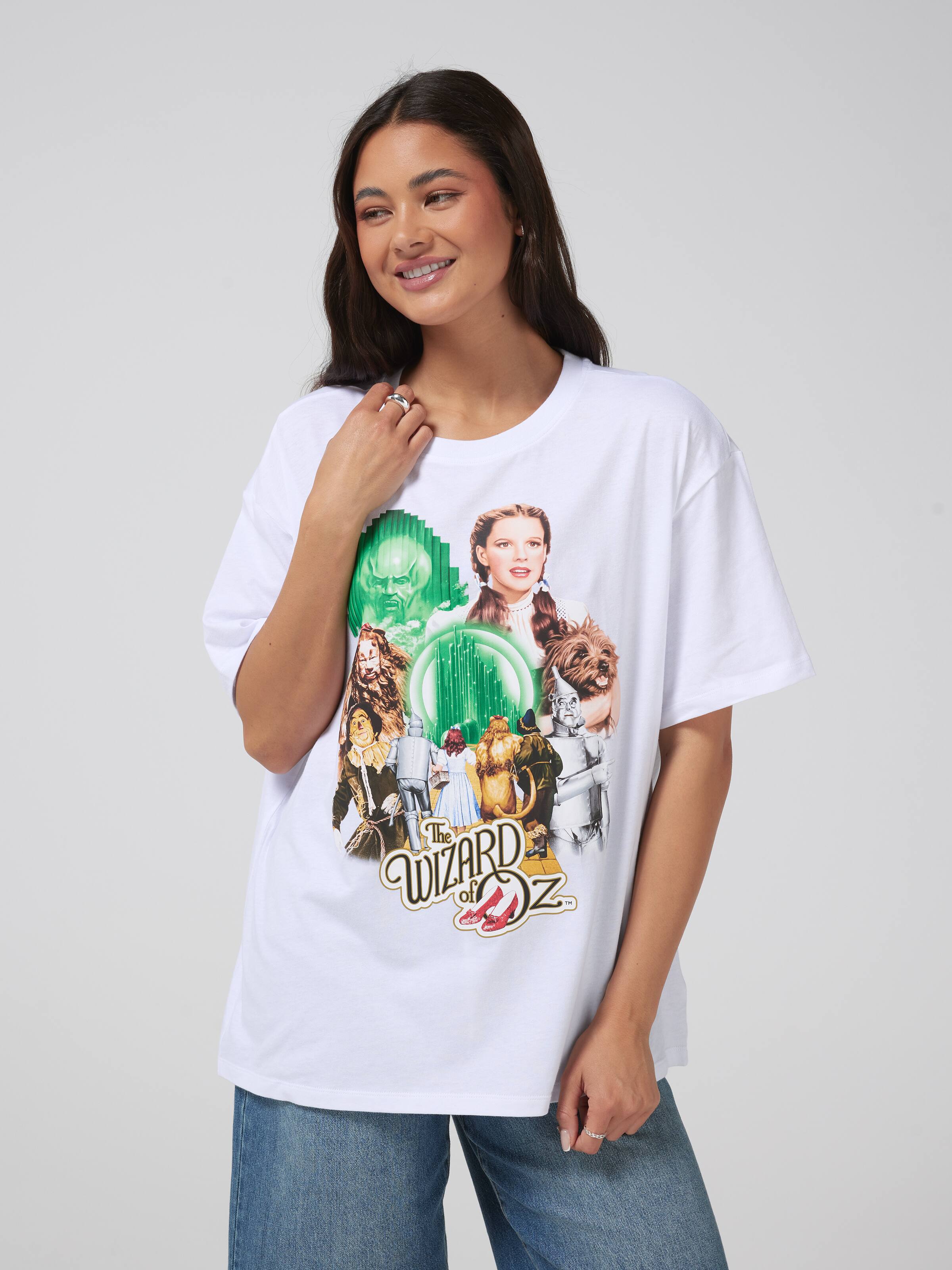 Wizard Of Oz Nostalgia Oversized Tee