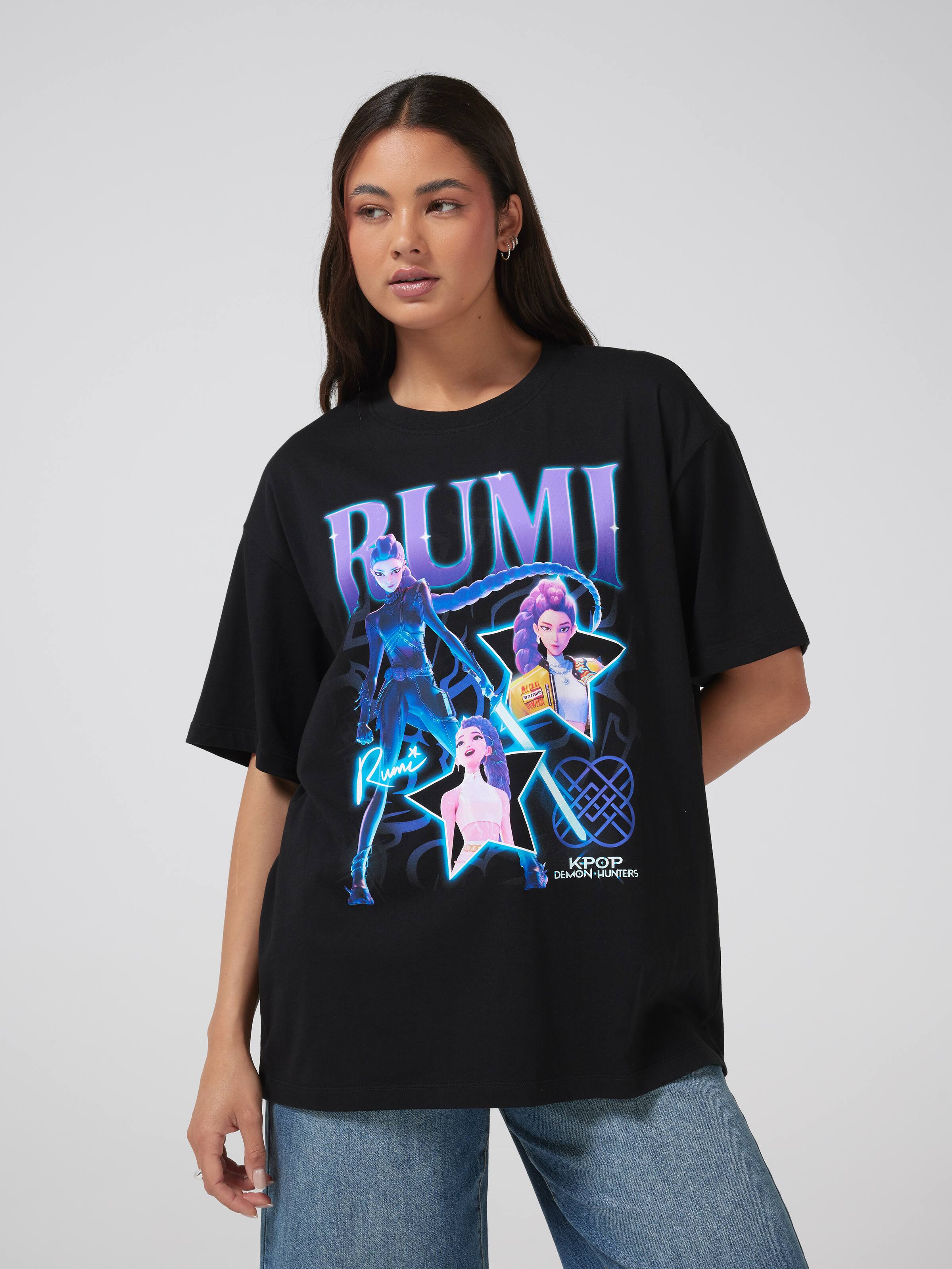 Kpop Demon Hunters Rumi Oversized Tee