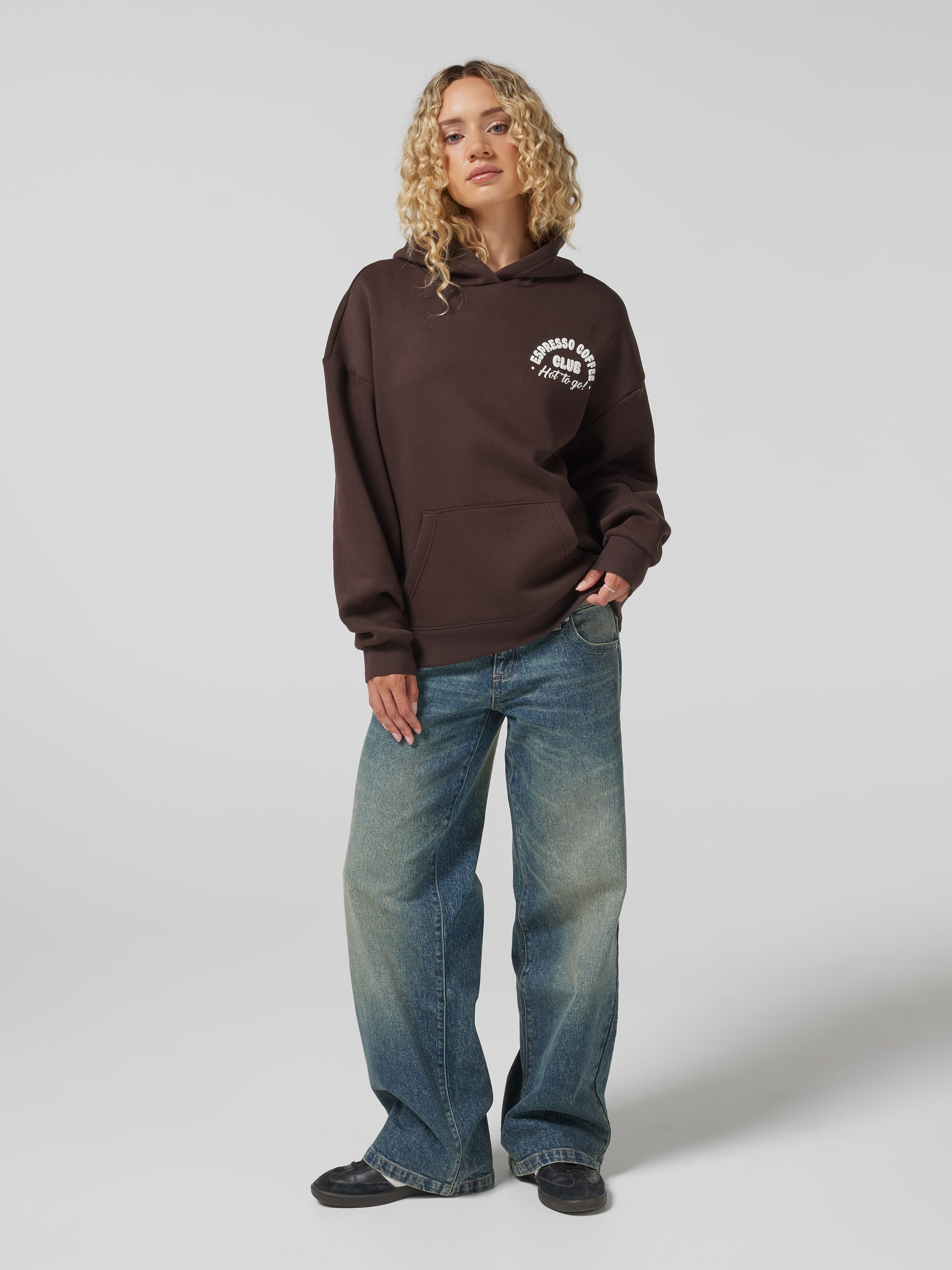 Coffee Club Oversized Hoodie