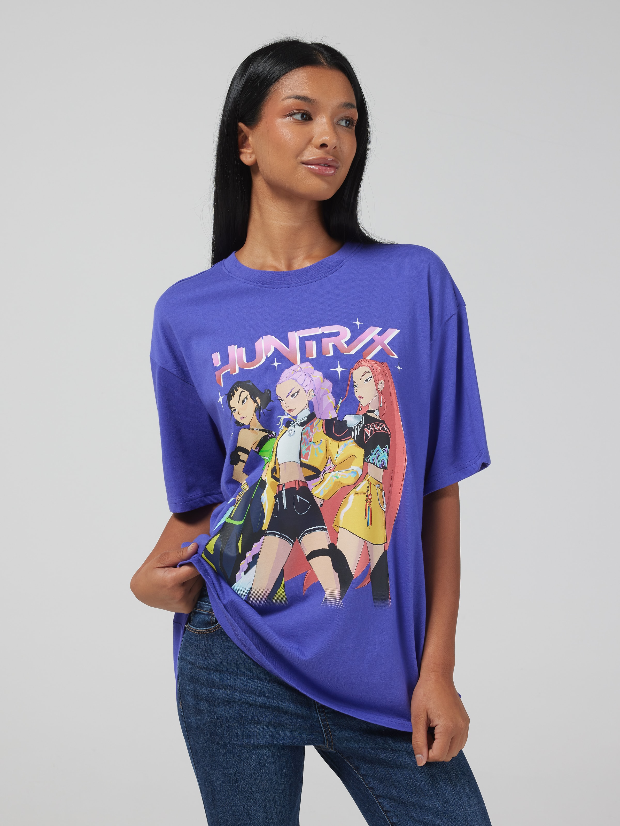 Kpop Huntrix Trio Oversized Tee