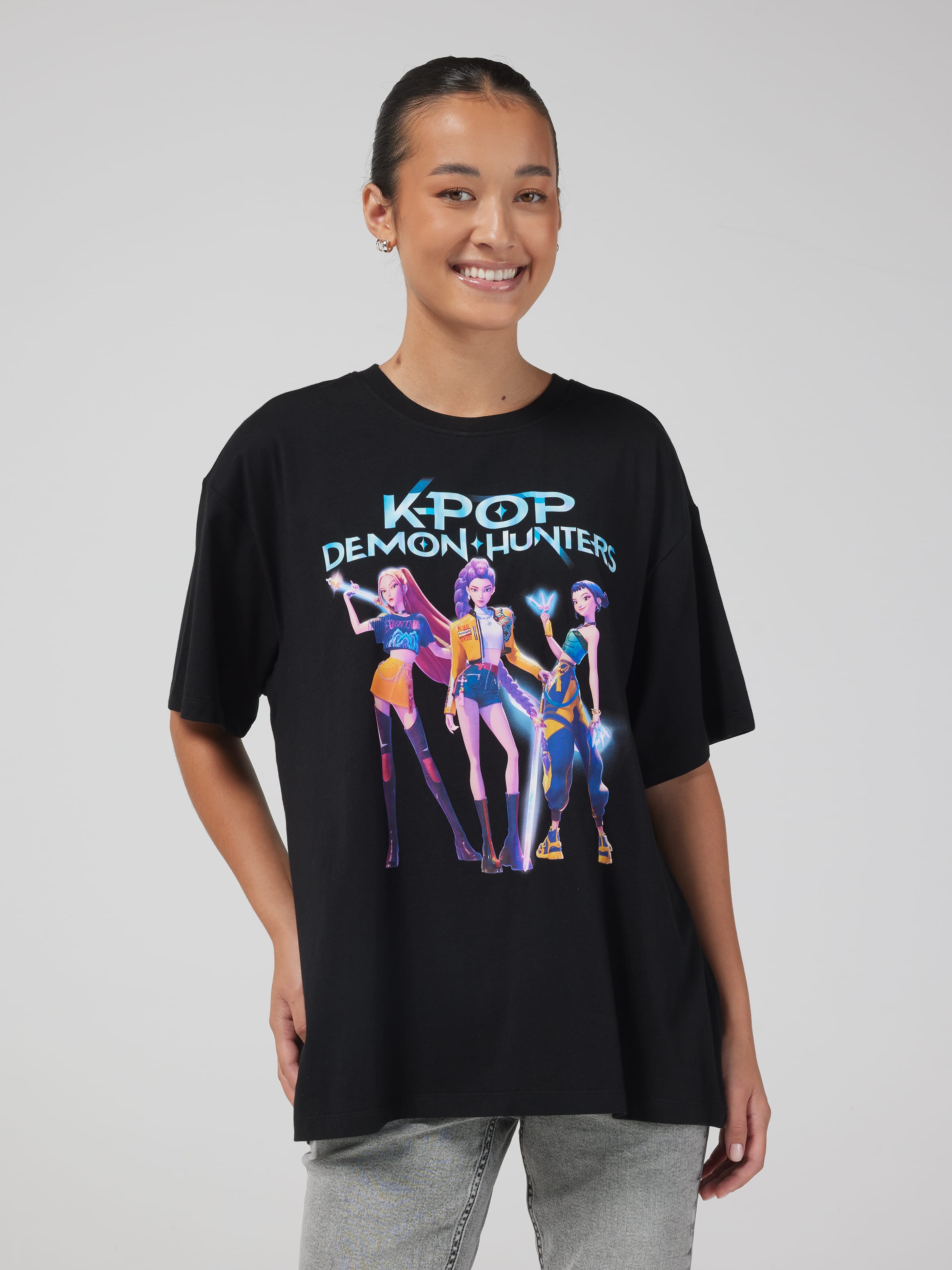Kpop Huntrix Tour Oversized Tee