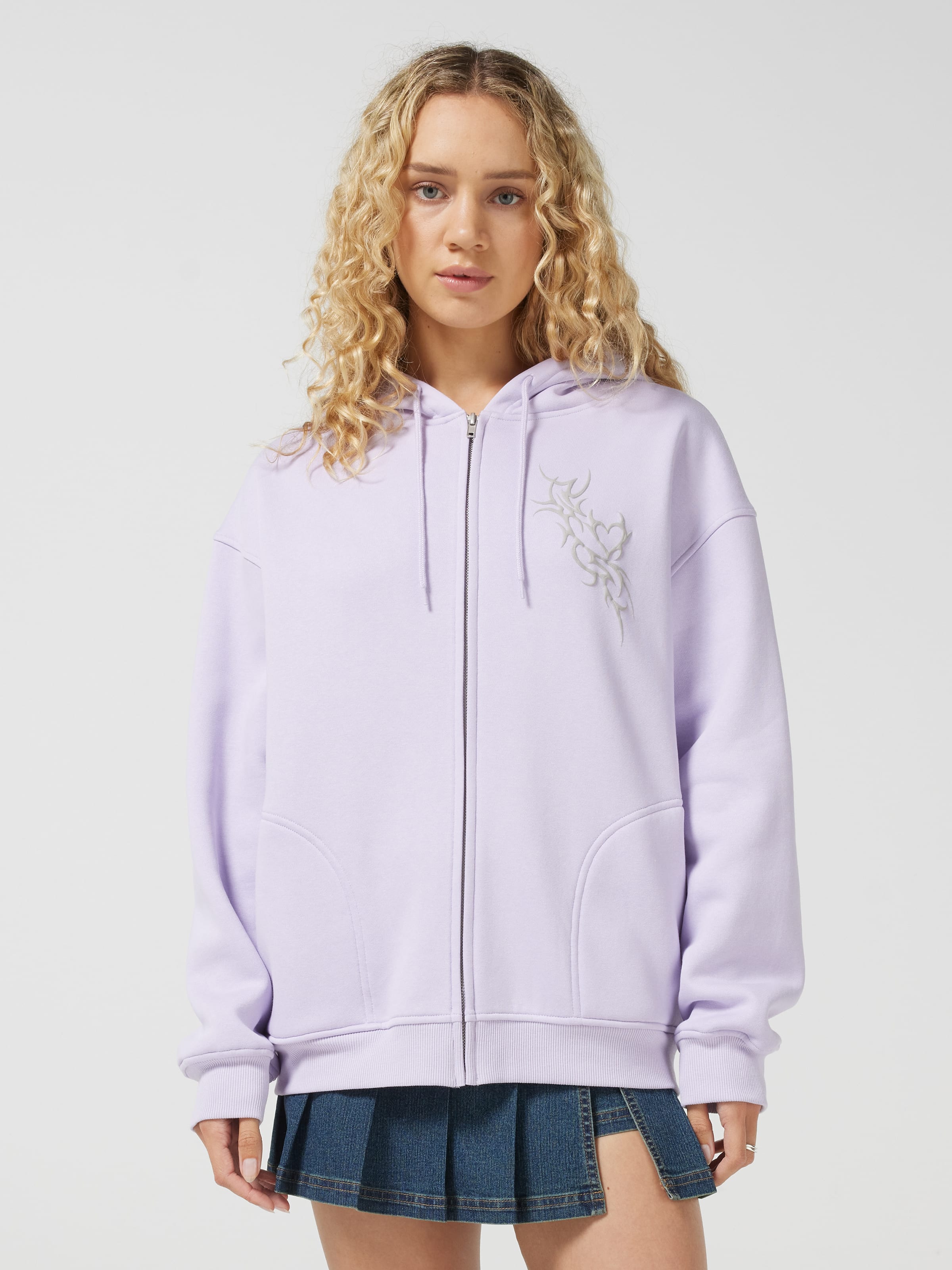 In Your Dreams F&B Oversized Zip Up
