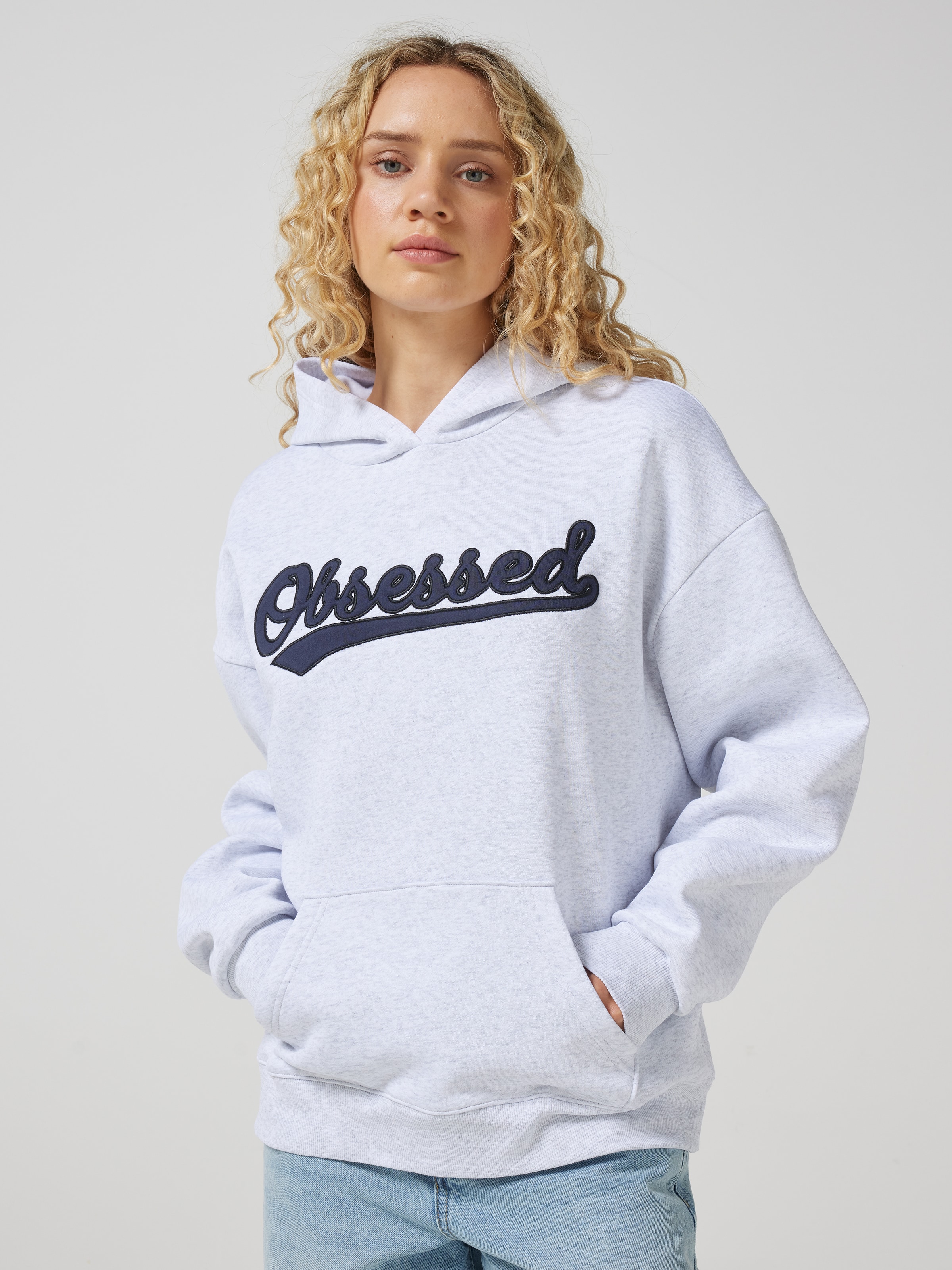 Y2k Sporty Logo Oversized Hoodie