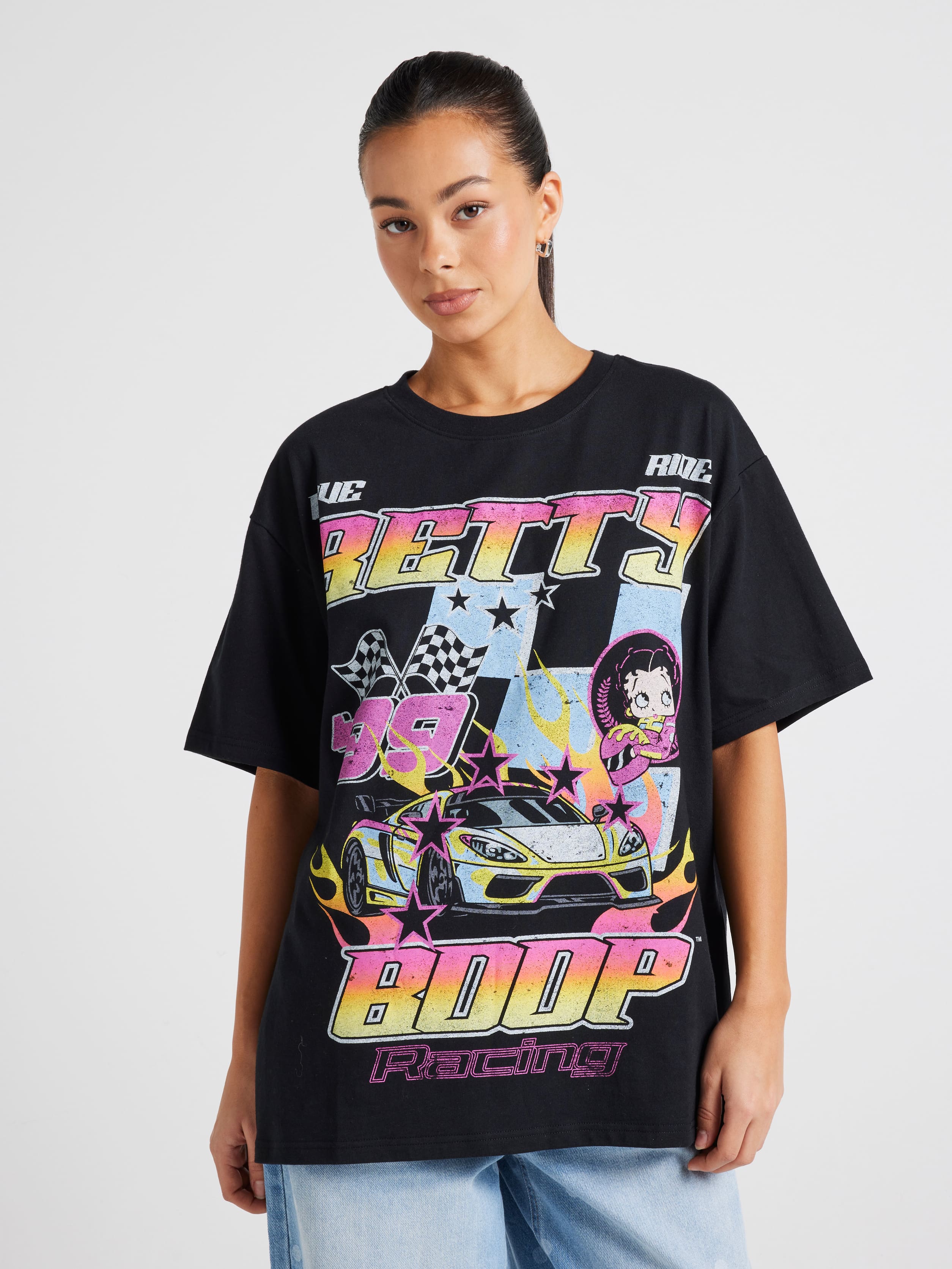 Betty Boop Moto Oversized Tee