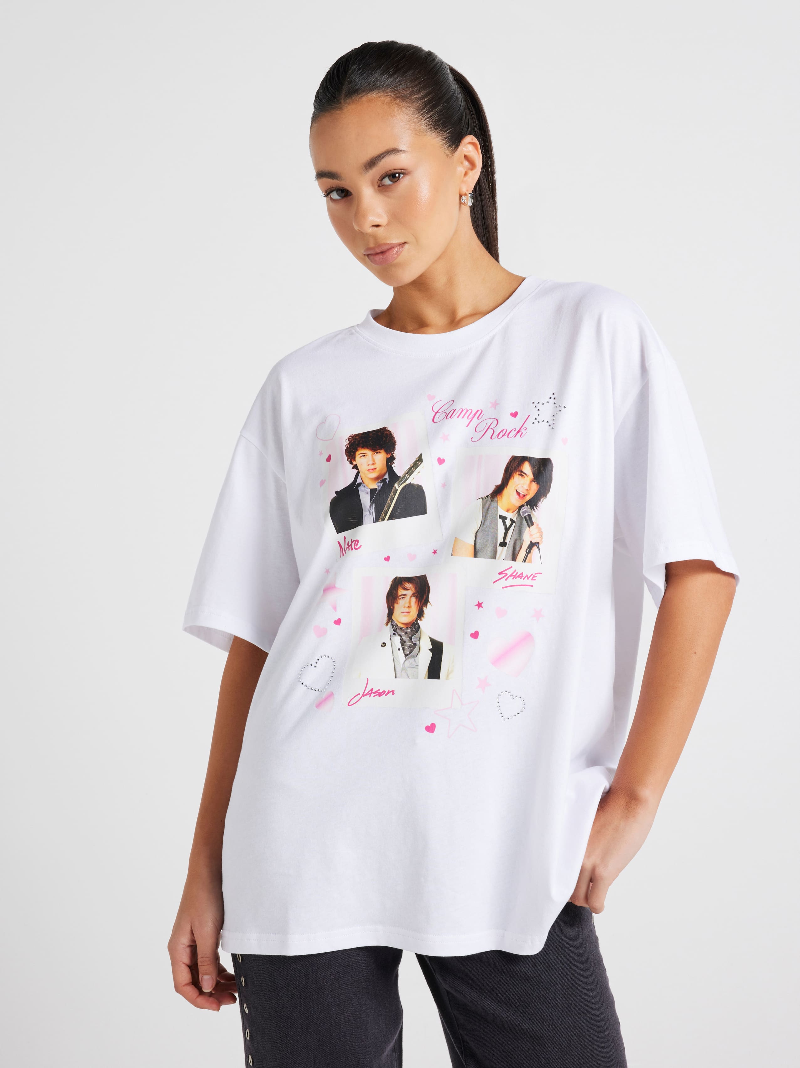 Camp Rock Polaroid Oversized Tee
