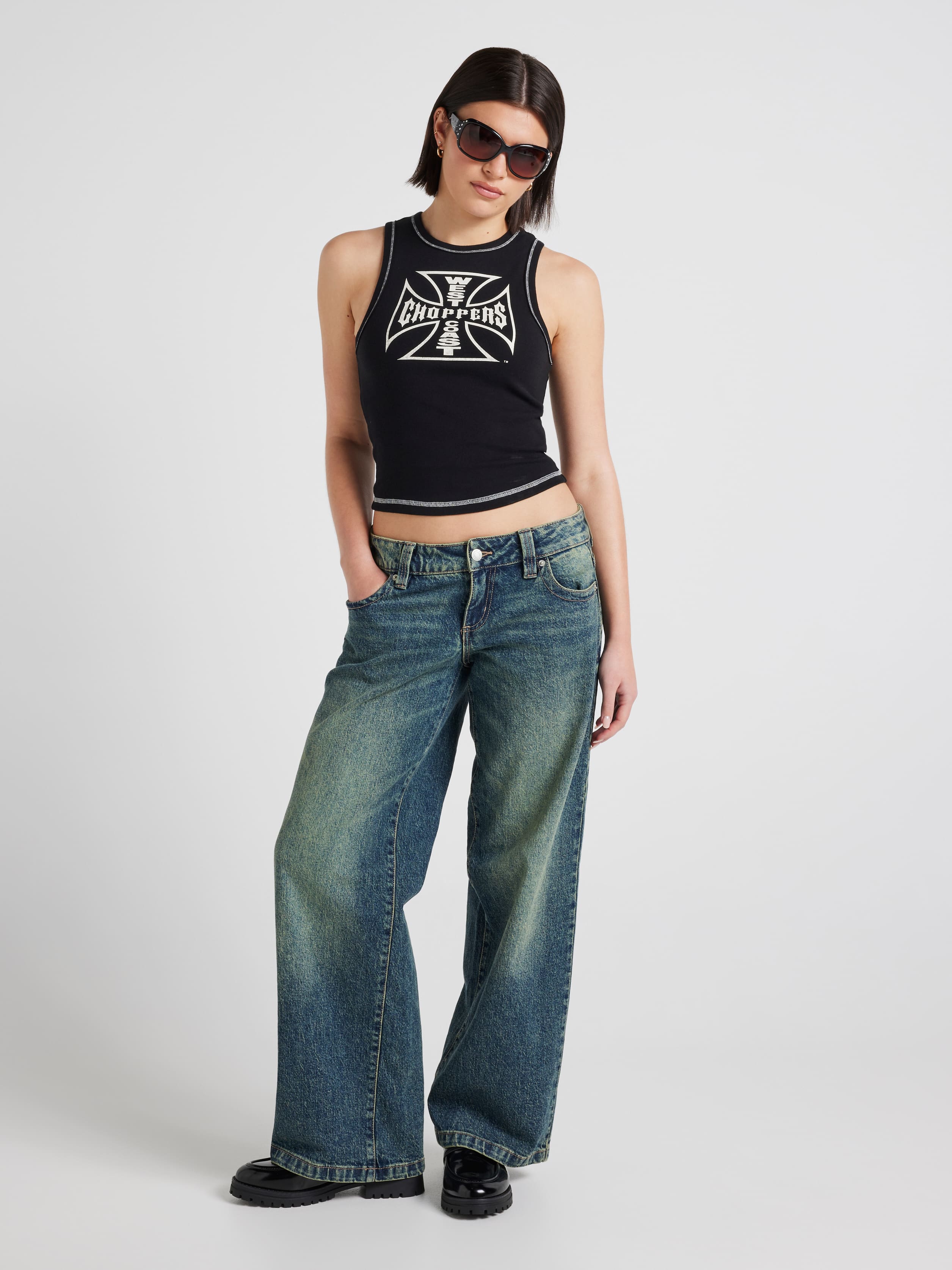 West Coast Choppers Logo Baby Tank
