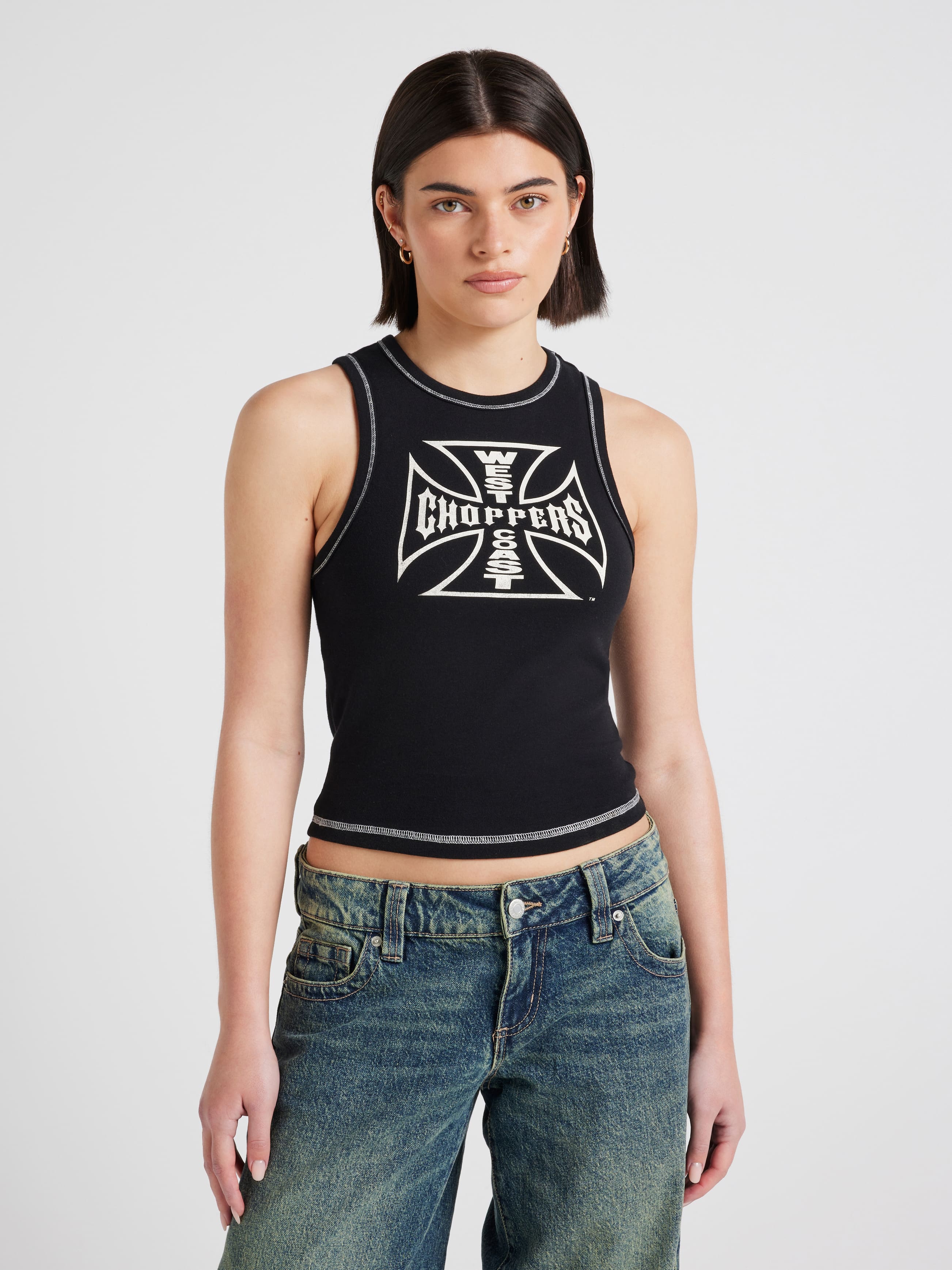 West Coast Choppers Logo Baby Tank