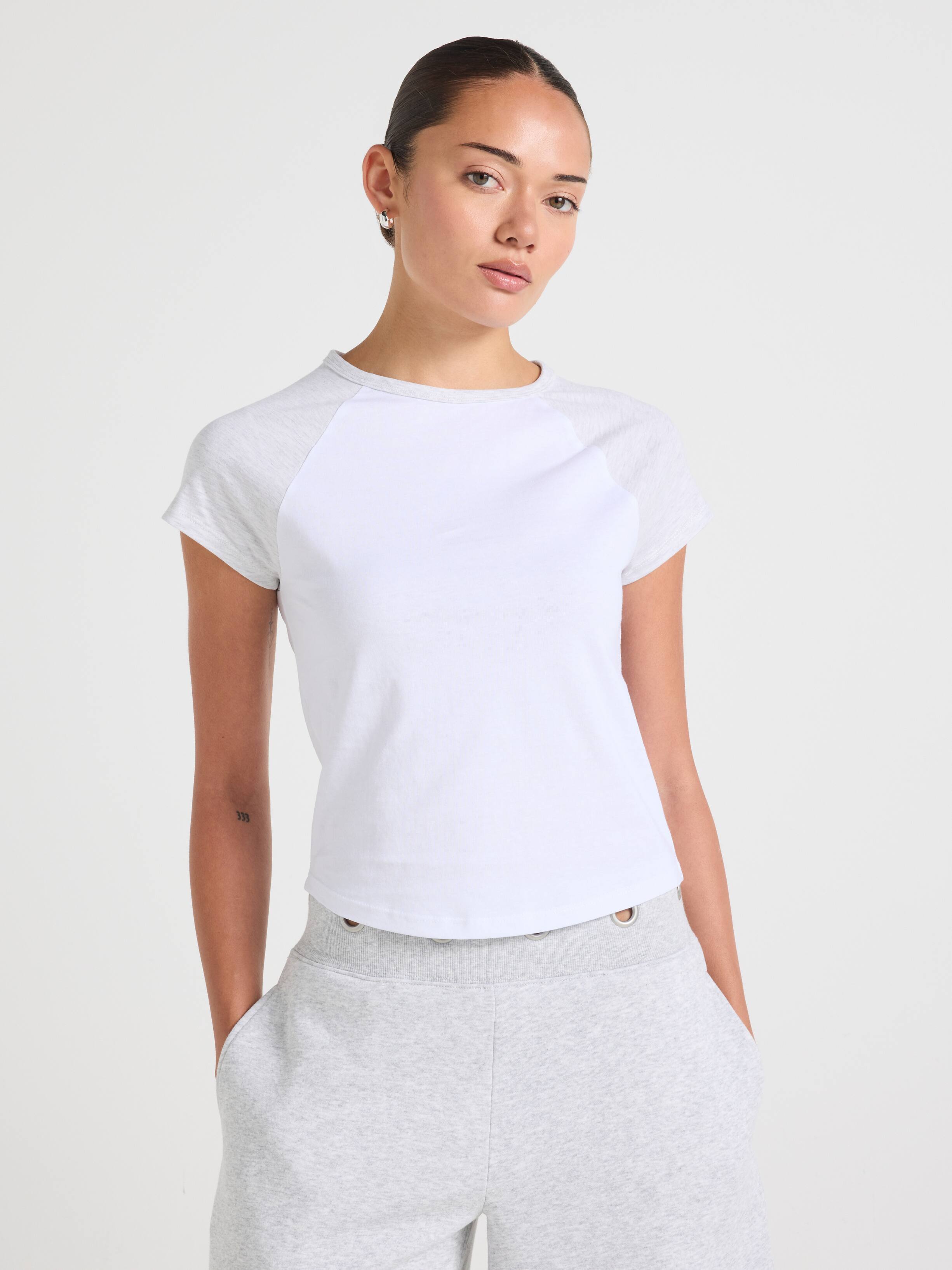 V Neck Baby Raglan