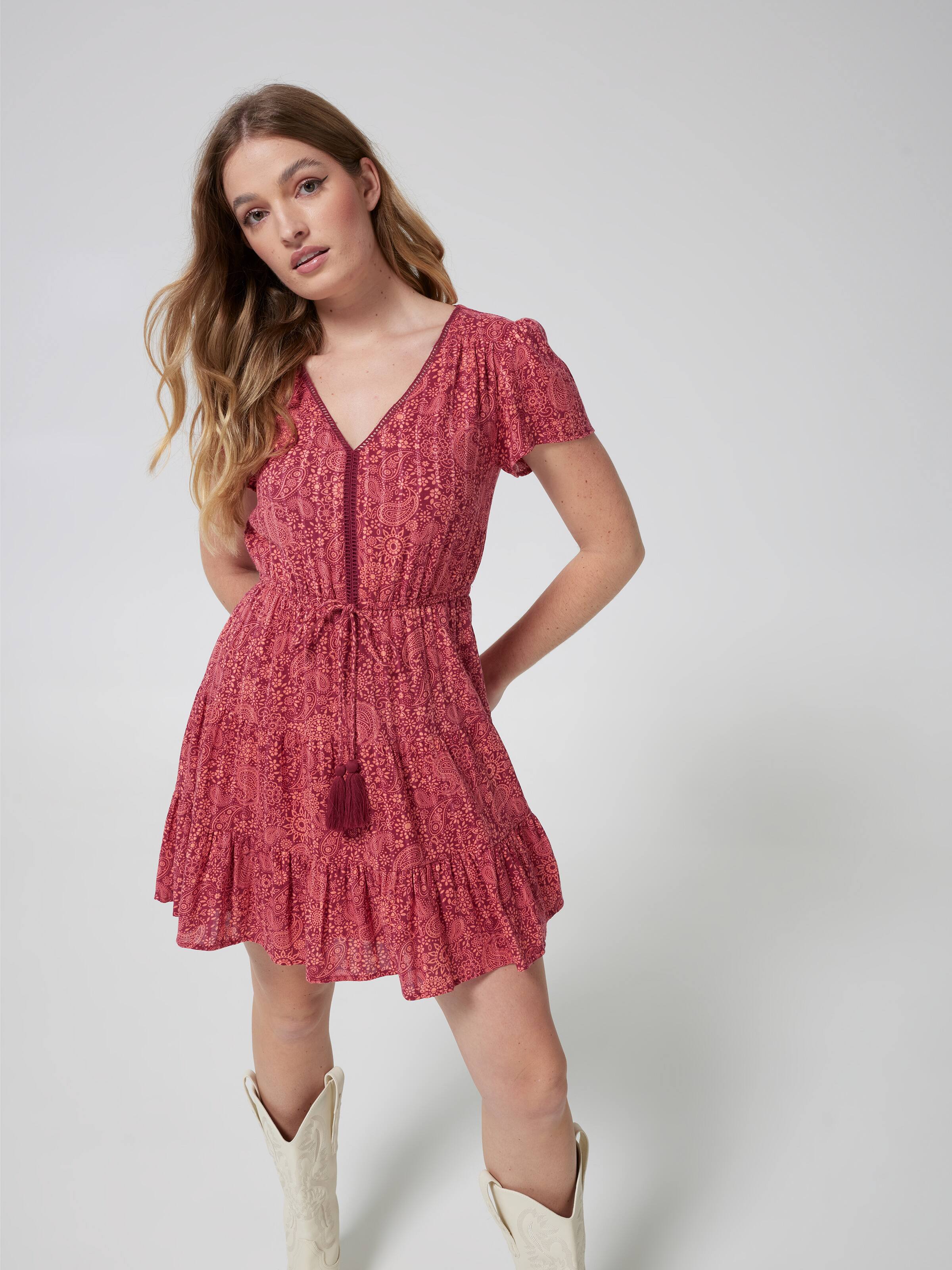Daisy Short Sleeve Mini Dress