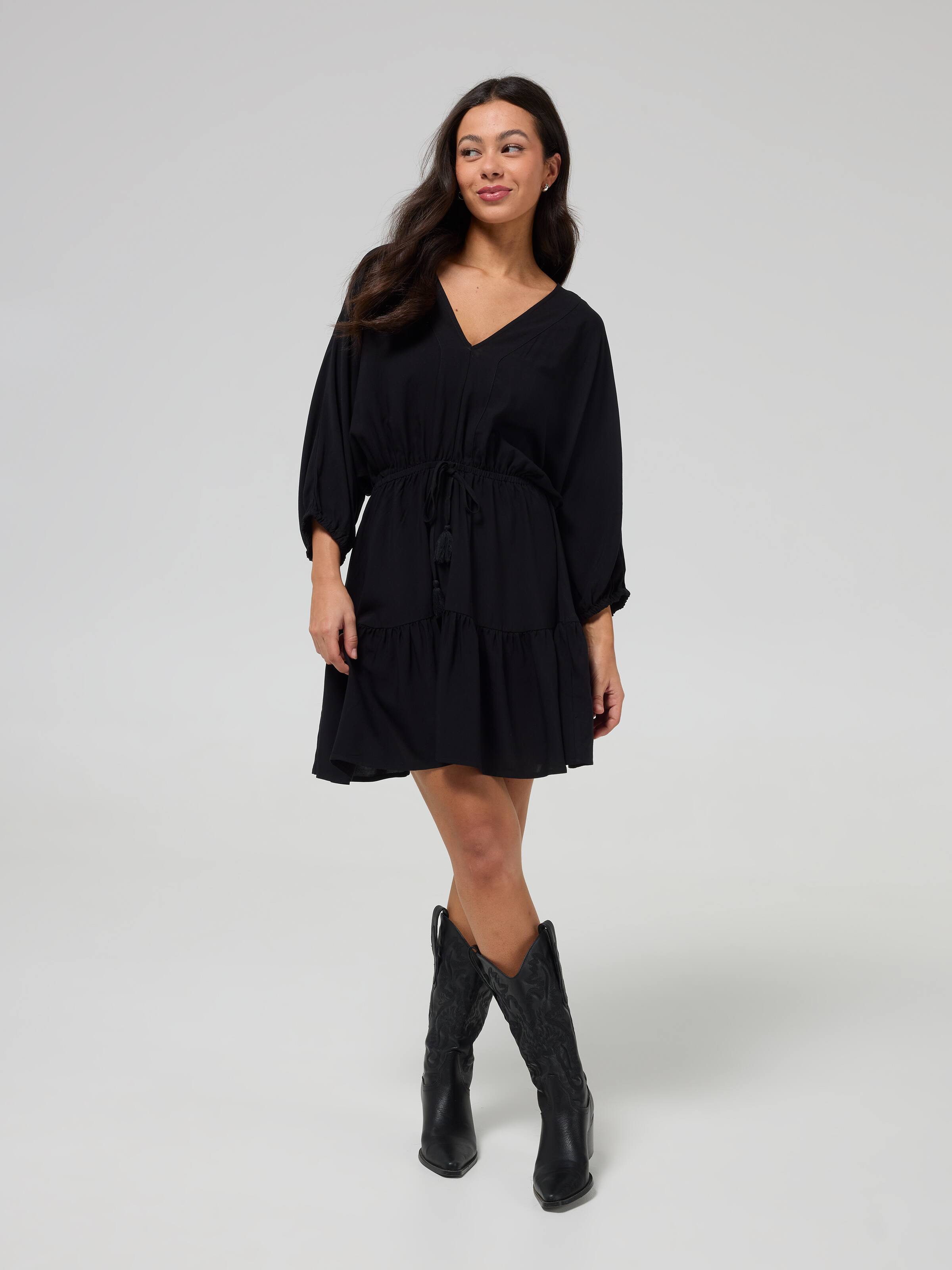 Alexa V Neck Mini Dress