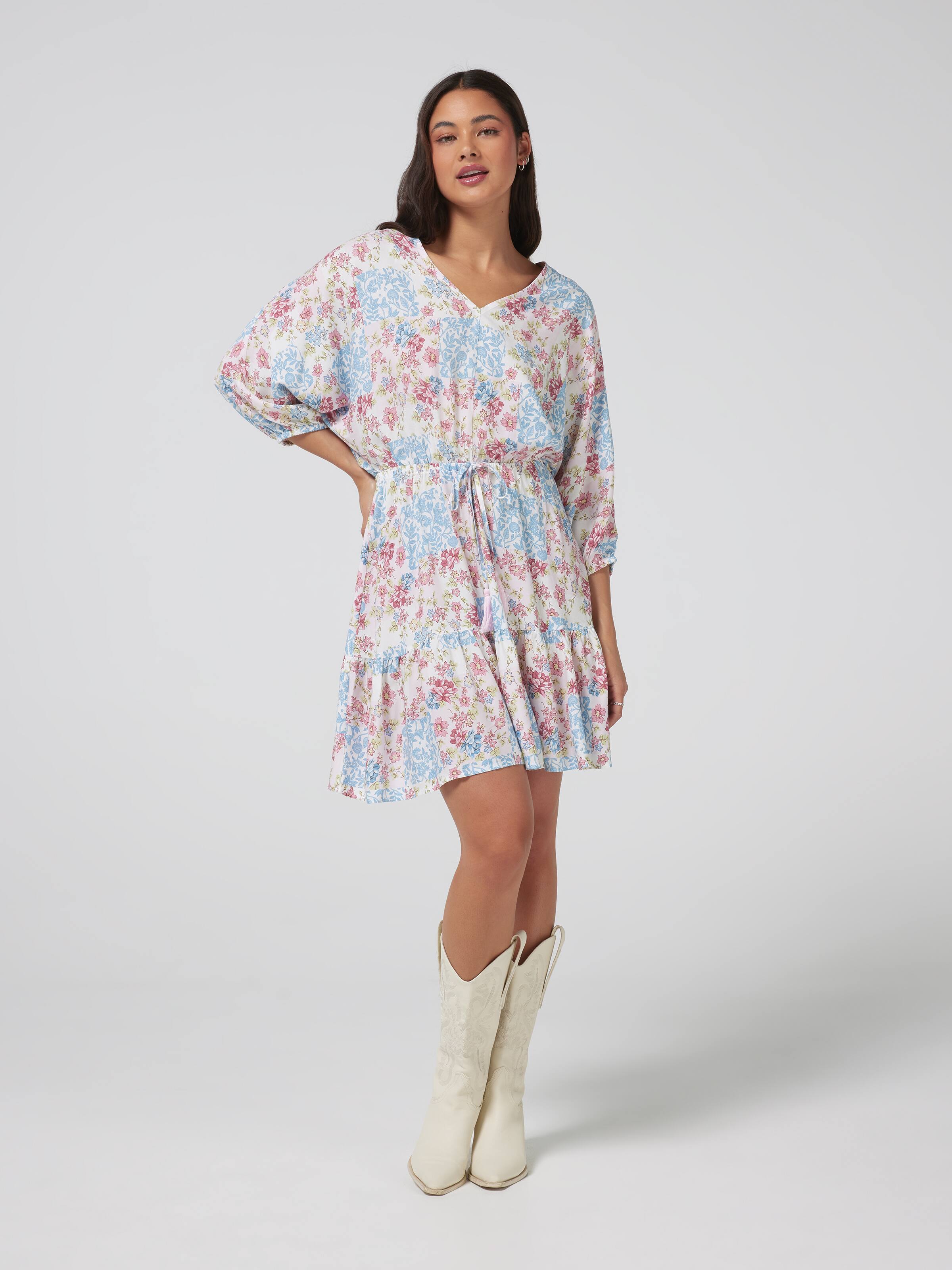 Alexa V Neck Mini Dress