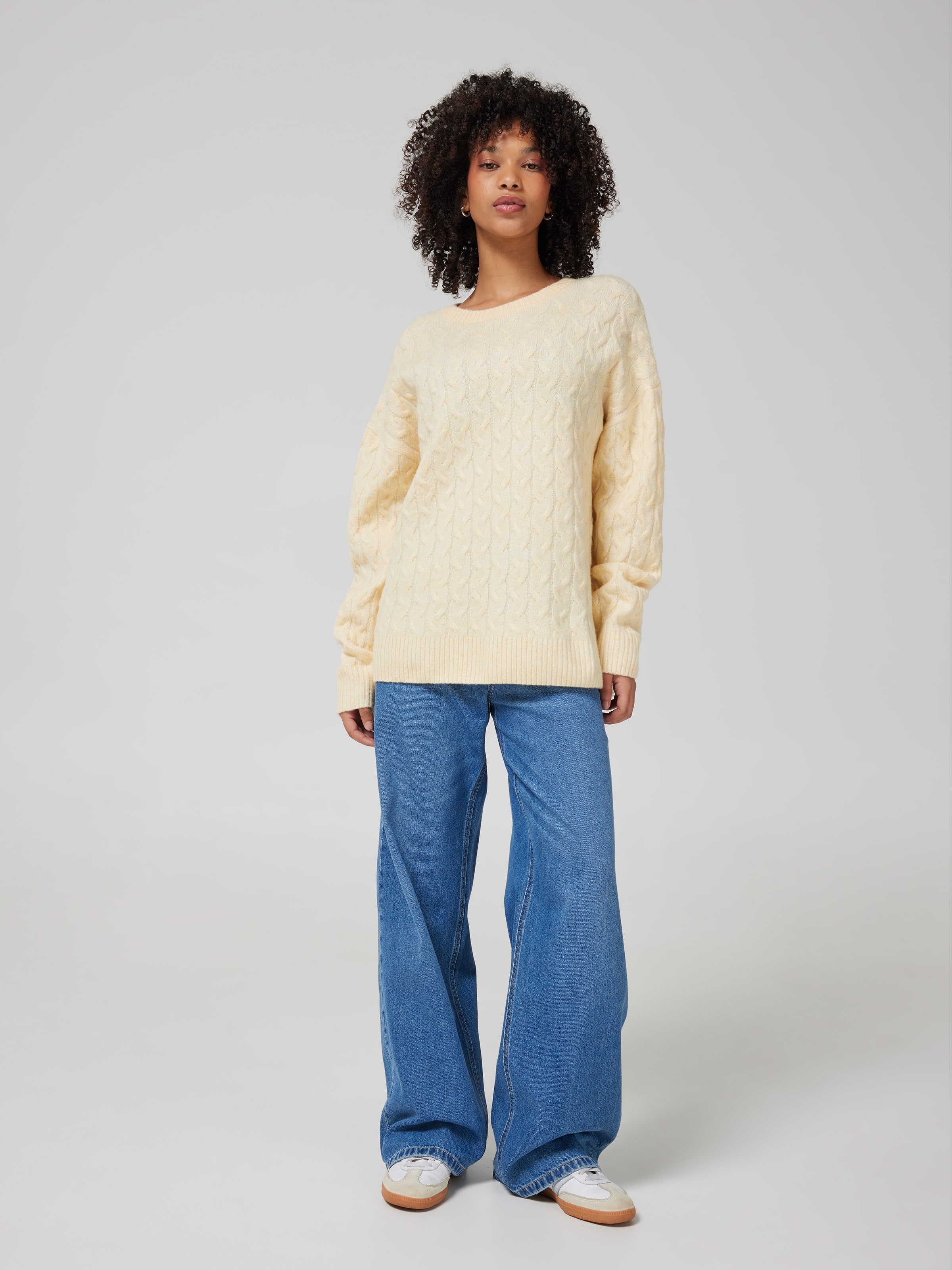 Cam Cable Knit Jumper