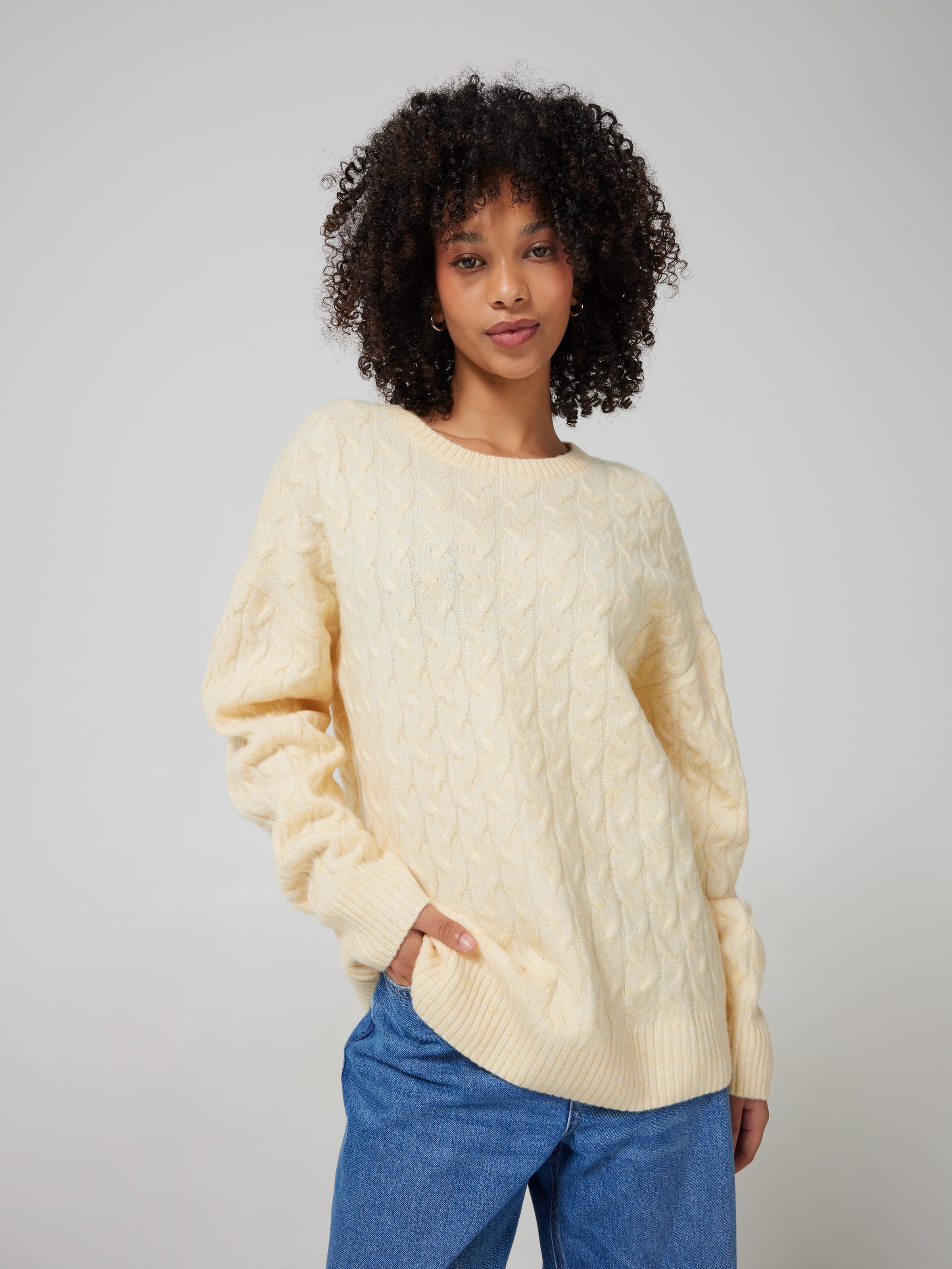 Cam Cable Knit Jumper