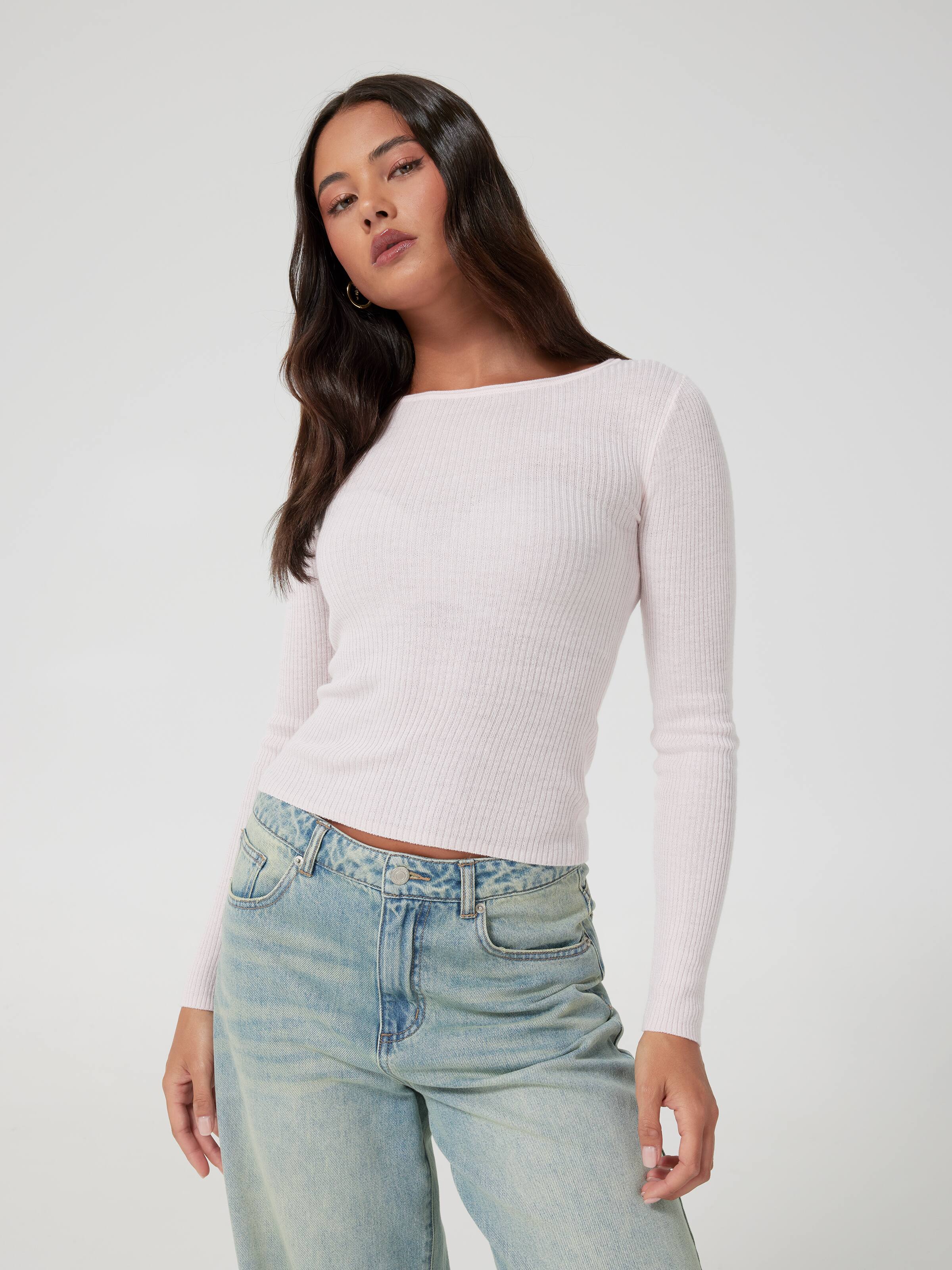 Celine Top Fine Rib Top