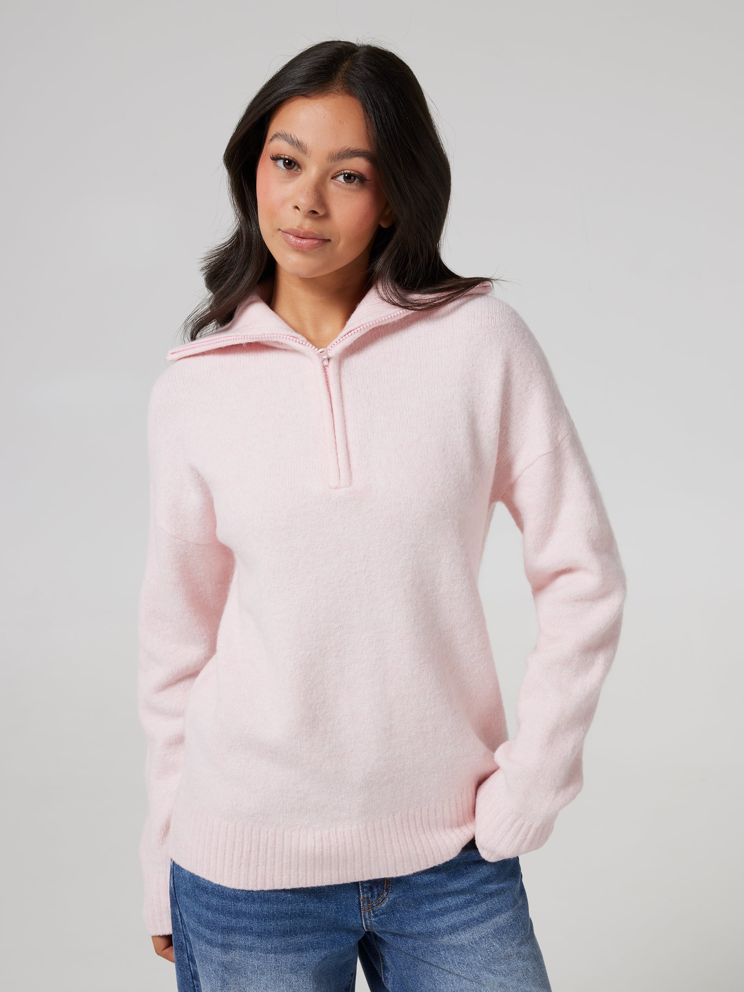 Nicole 1/4 Zip Knit Jumper
