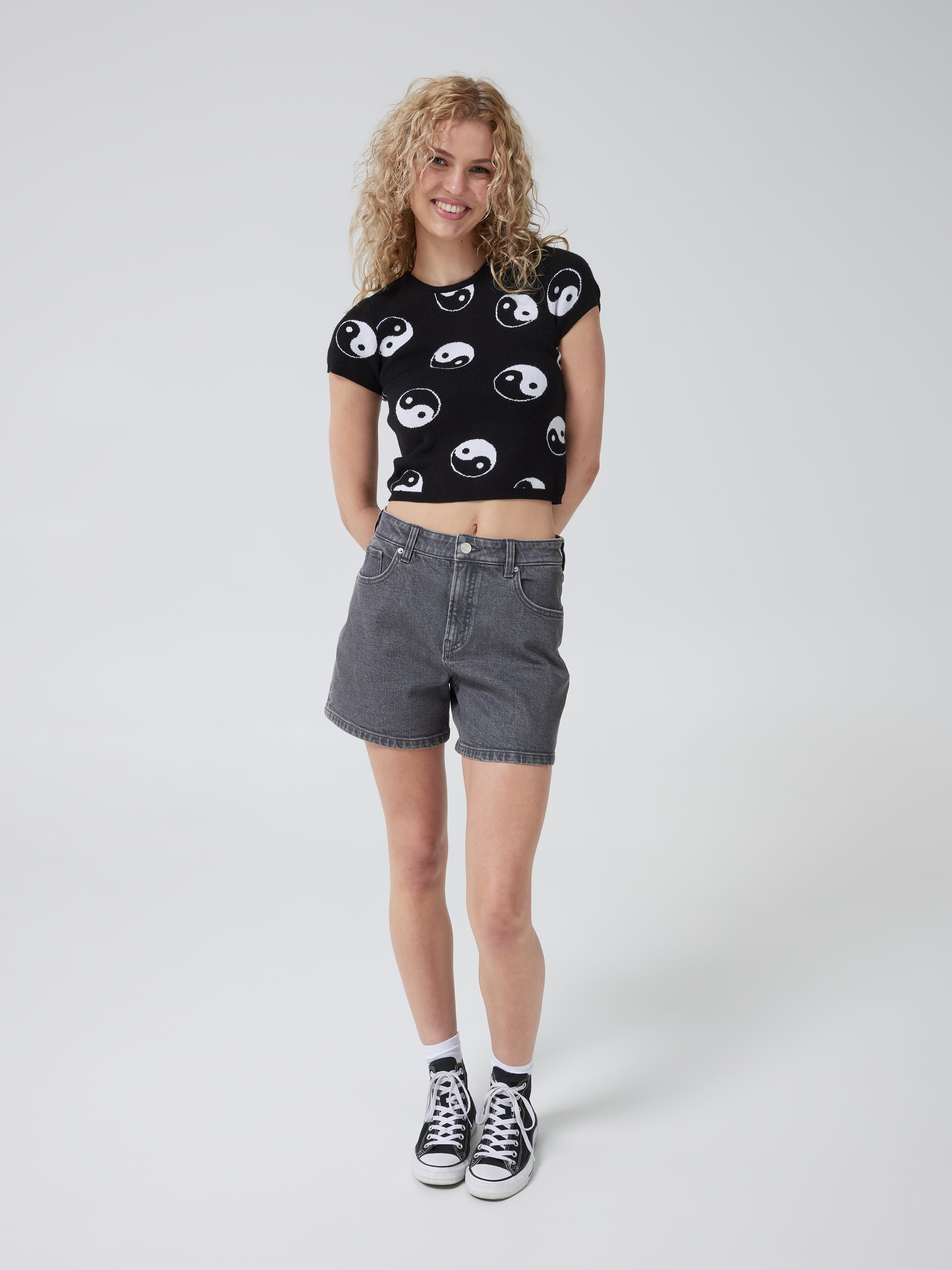 Rita Short Sleeve Baby Knit Top
