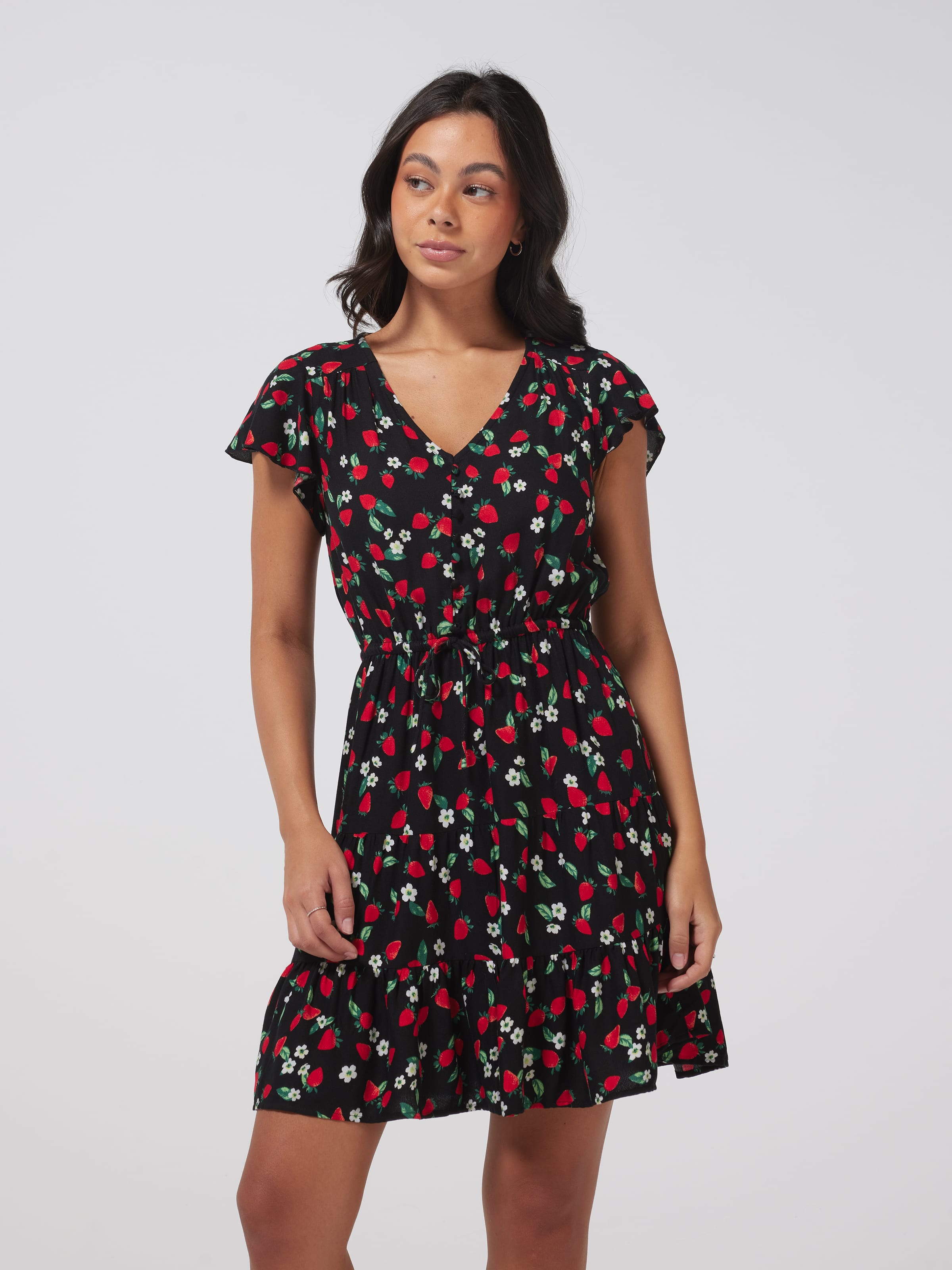 Eden Short Sleeve Mini Dress