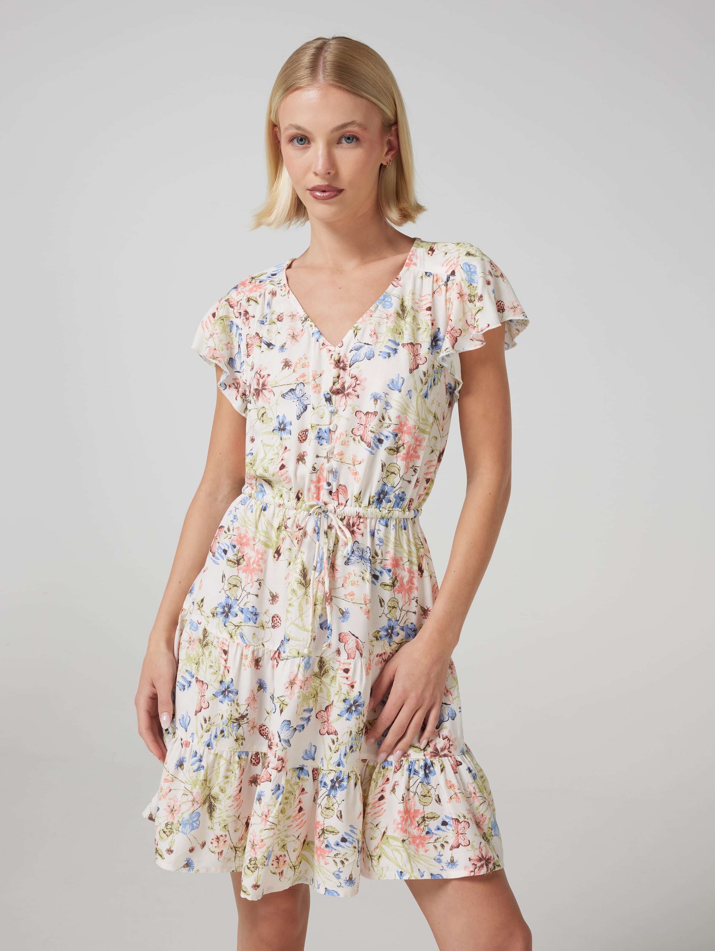 Eden Short Sleeve Mini Dress